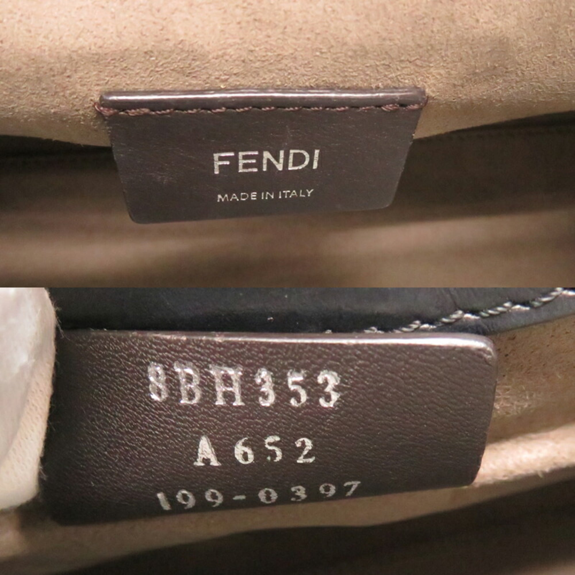 Fendi Brown Leather Handbag (Pre-Owned)