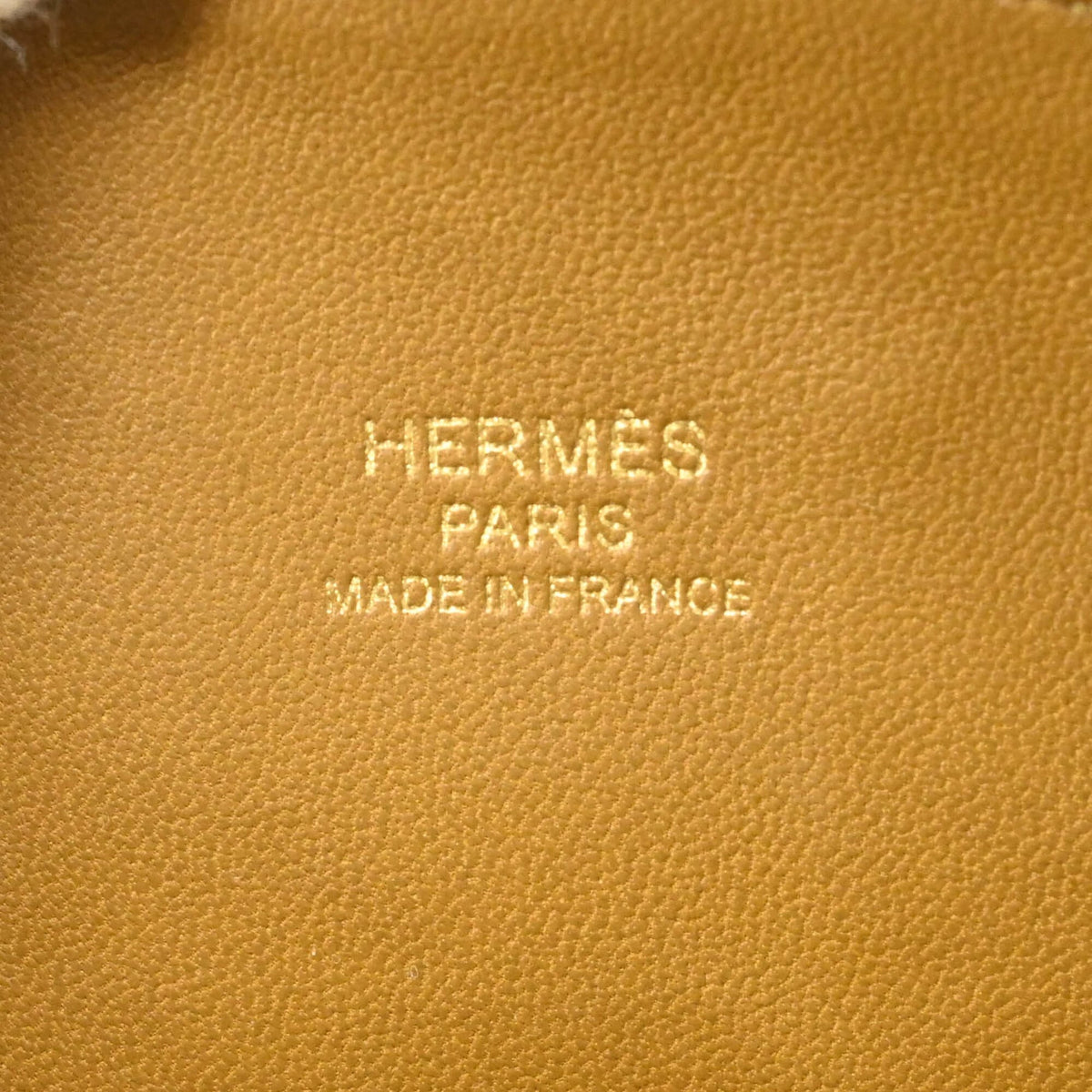 Hermes Brown Chevre Leather Handbag Shoulder Bag (Pre-Owned)