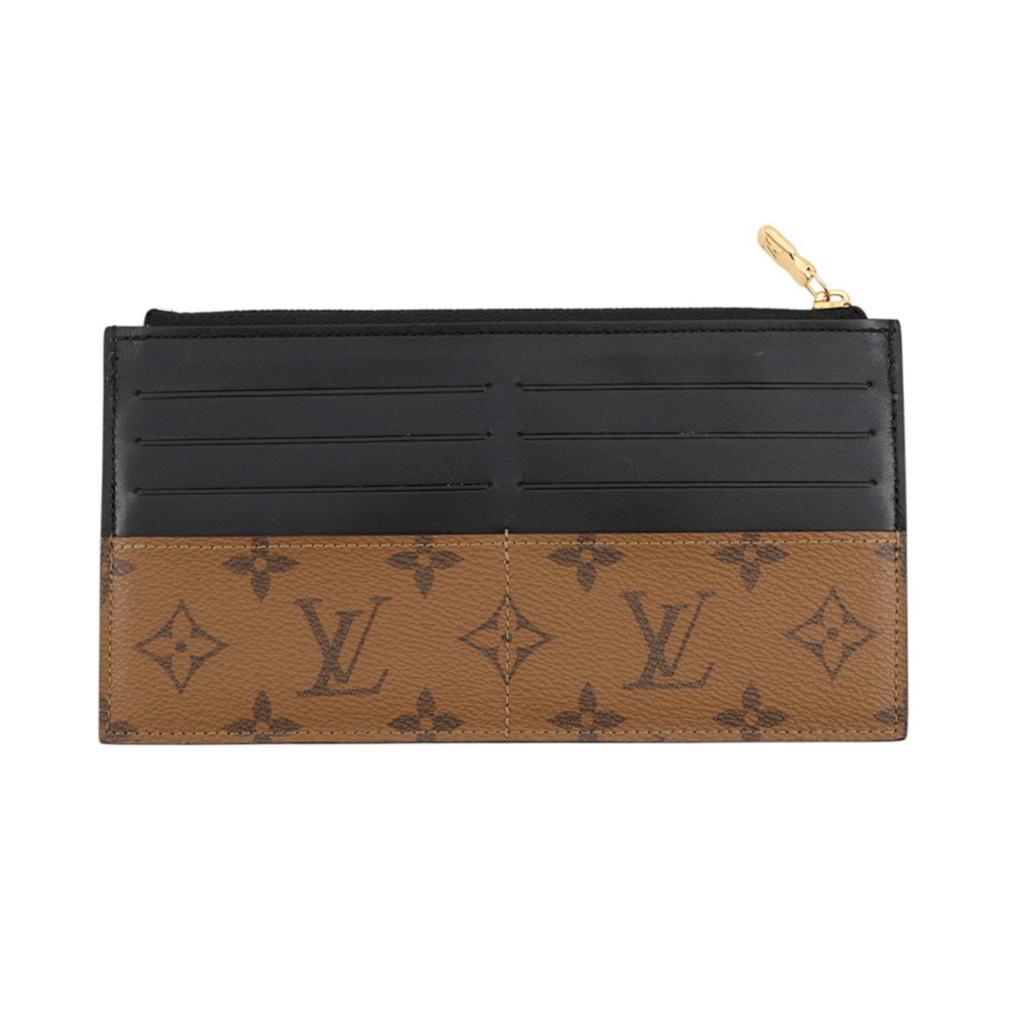 Louis Vuitton Monogram Reverse Black Noir Monogram Reverse Coin Purse/Coin Case (Pre-Owned)