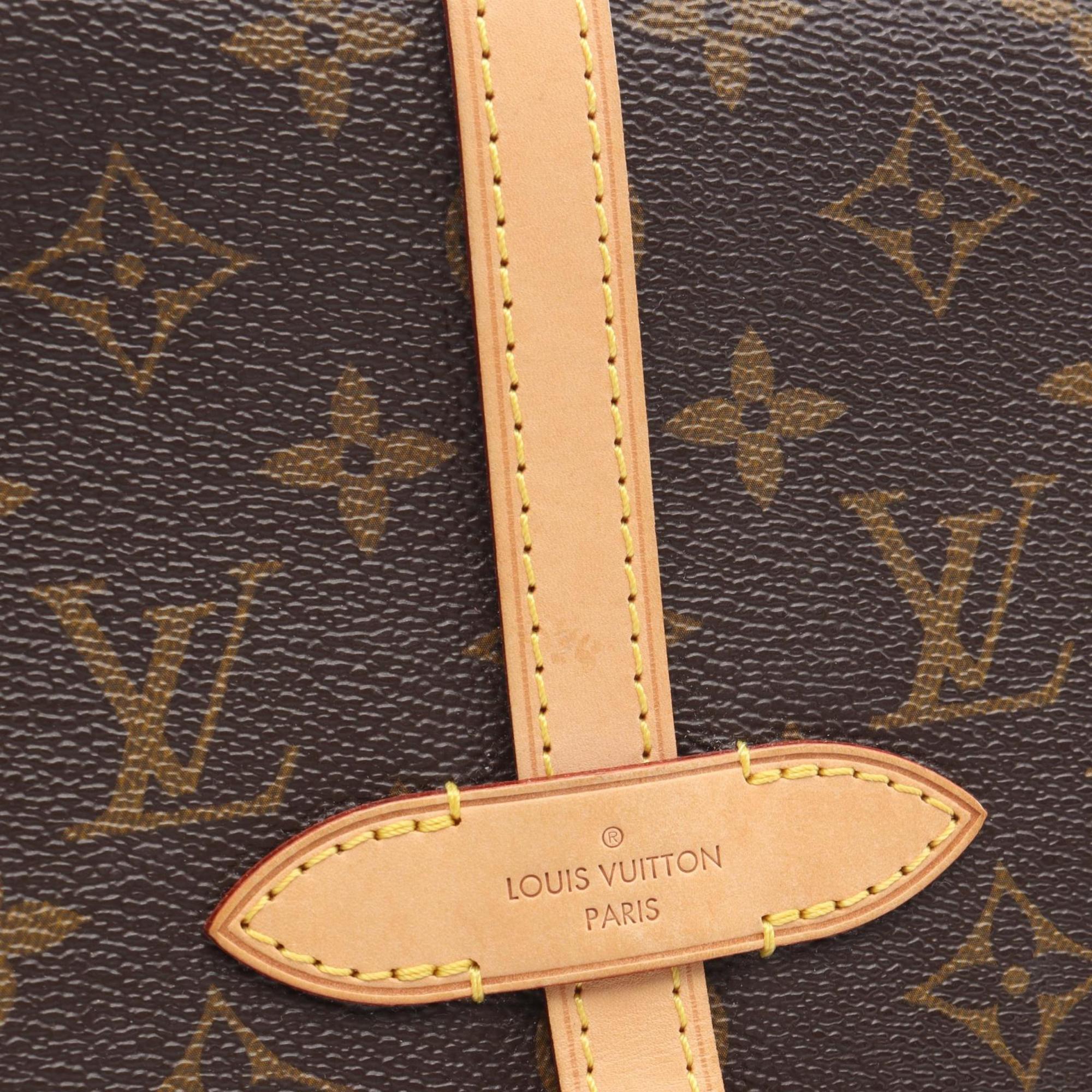 Louis Vuitton Brown Coated Canvas Pvc Monogram Leather Shoulder Bag (Pre-Owned)