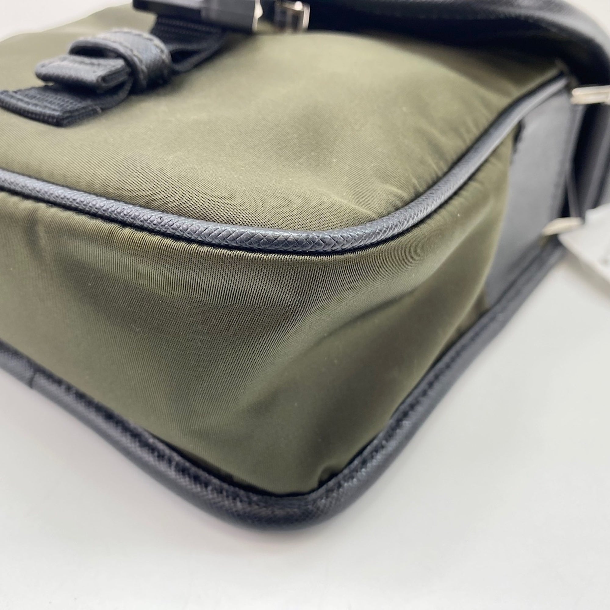 Prada Khaki Shoulder Bag (Pre-Owned)
