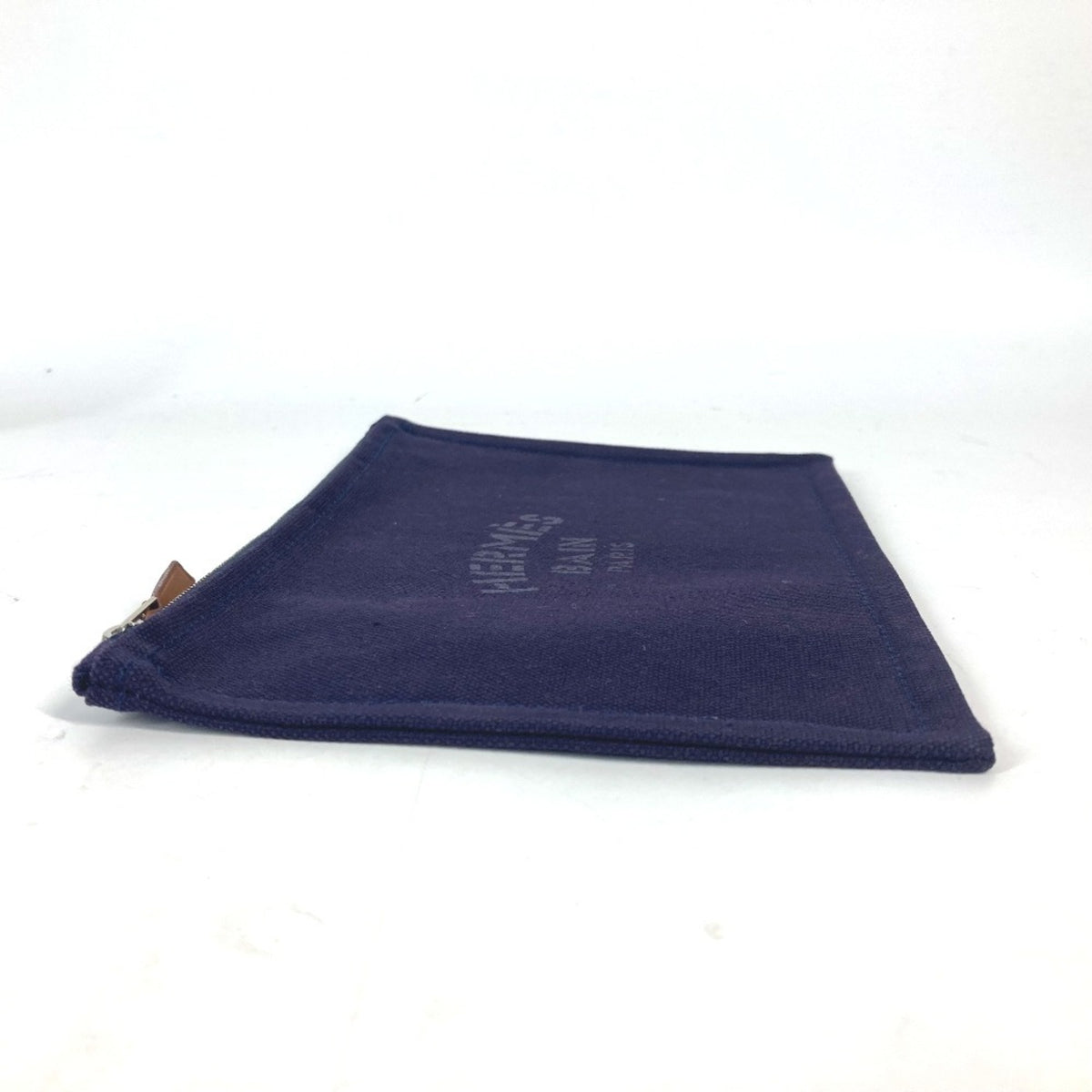 Hermes Navy Cotton Pouch (Pre-Owned)