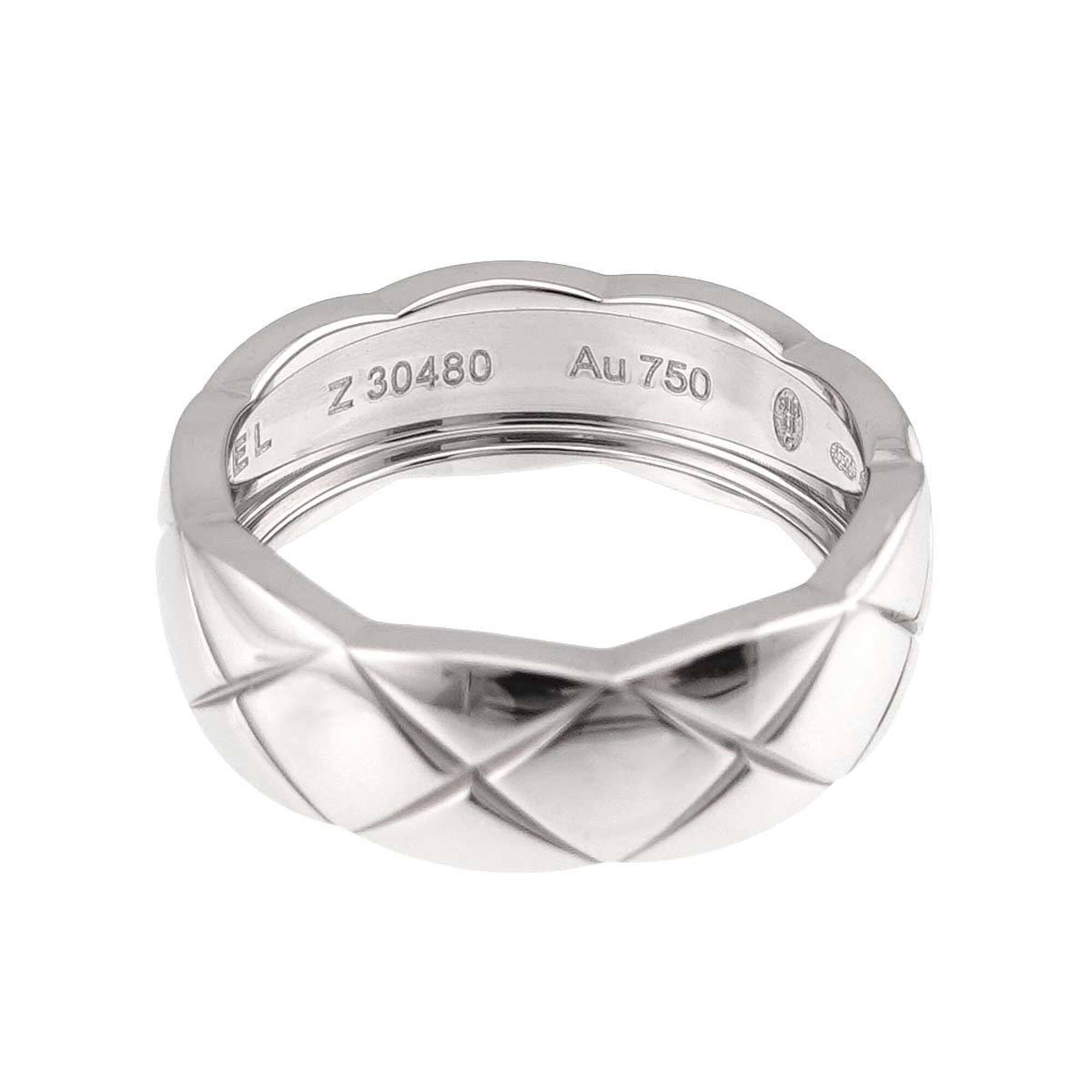 Chanel White Gold (18K) Band Ring (Pre-Owned)