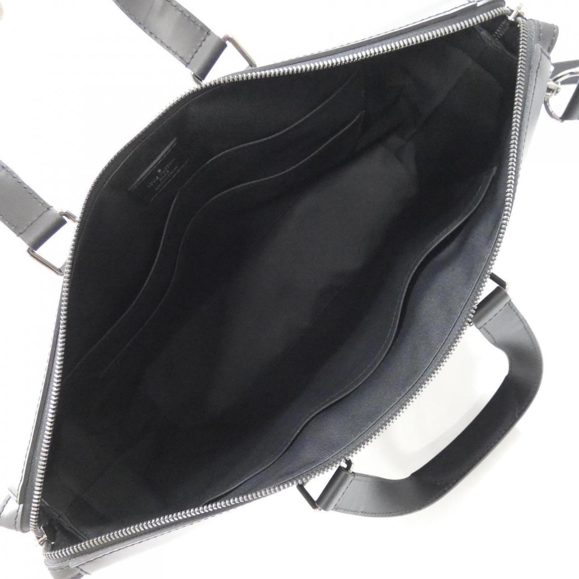 Louis Vuitton Monogram Eclipse Black Monogram Eclipse Monogram Eclipse Briefcase Handbag (Pre-Owned)