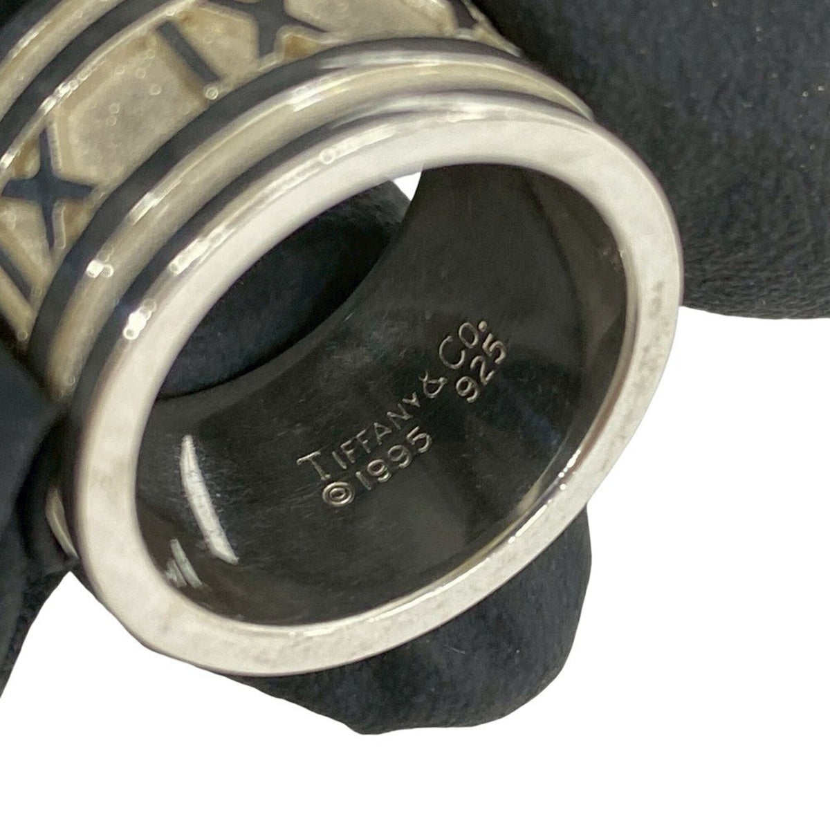 Tiffany Silver Silver 925 Band Ring (Pre-Owned)