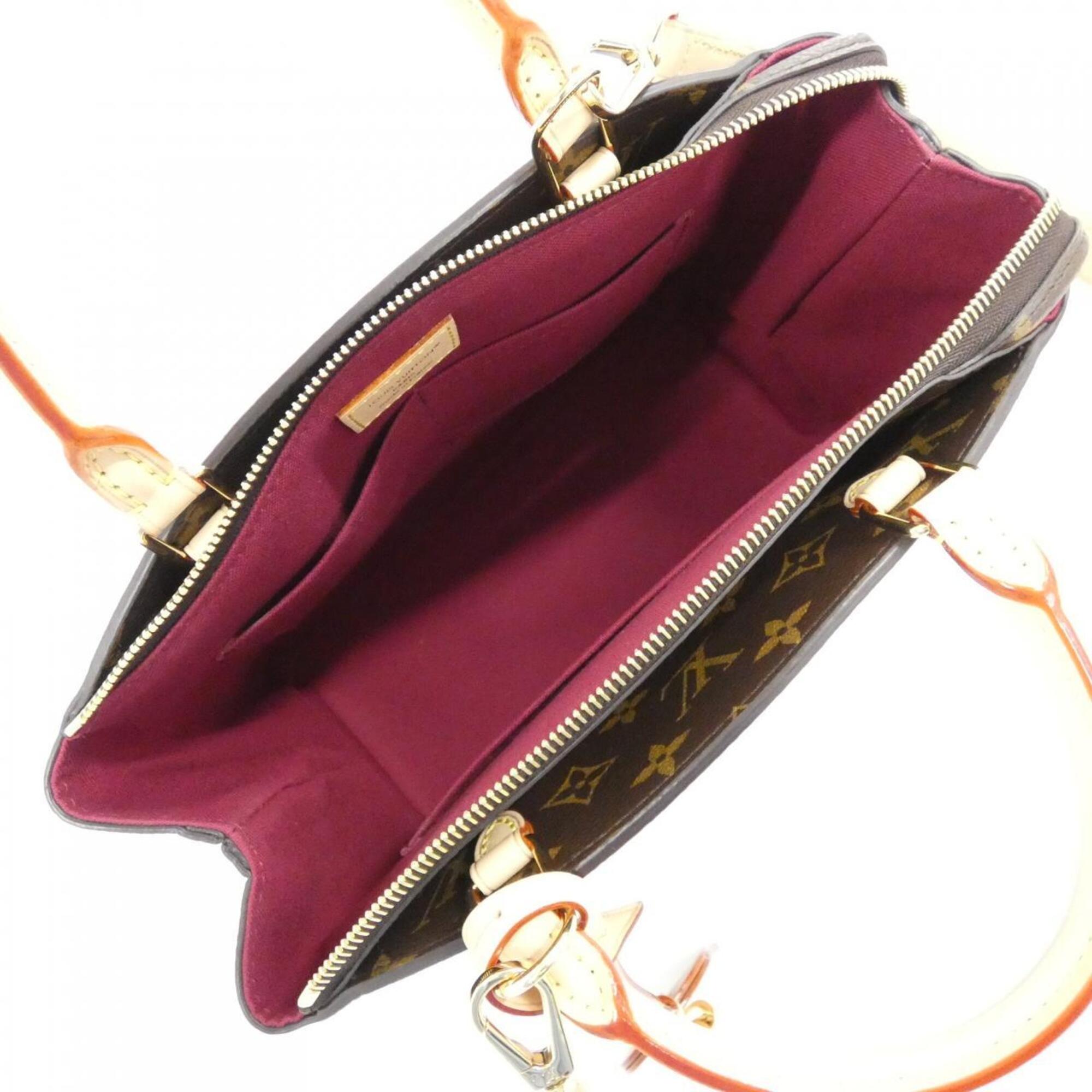 Louis Vuitton Marron Coated Canvas Handbag (Pre-Owned)