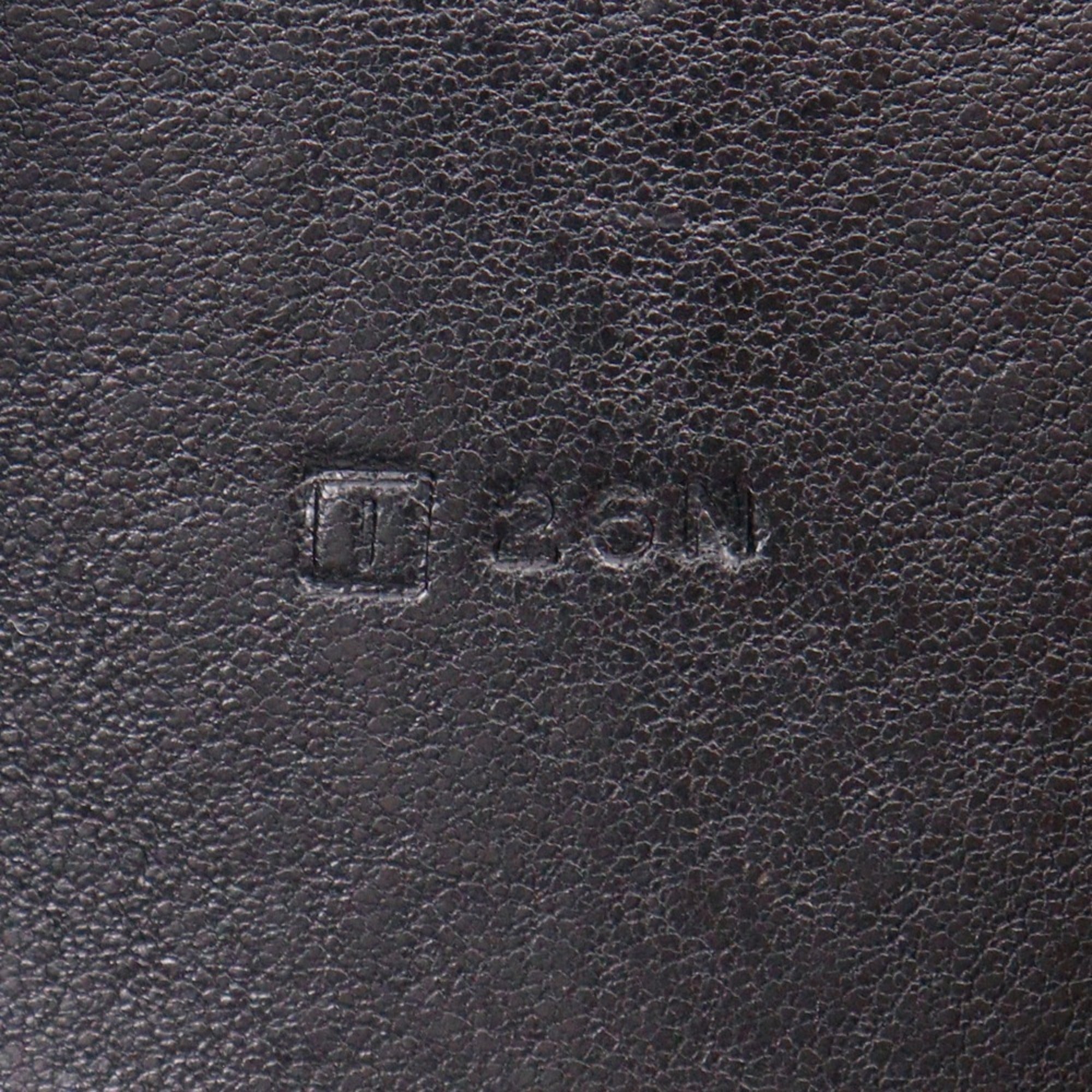 Hermes Black Taurillon Clemence Leather Long Wallet (Bi-Fold) (Pre-Owned)