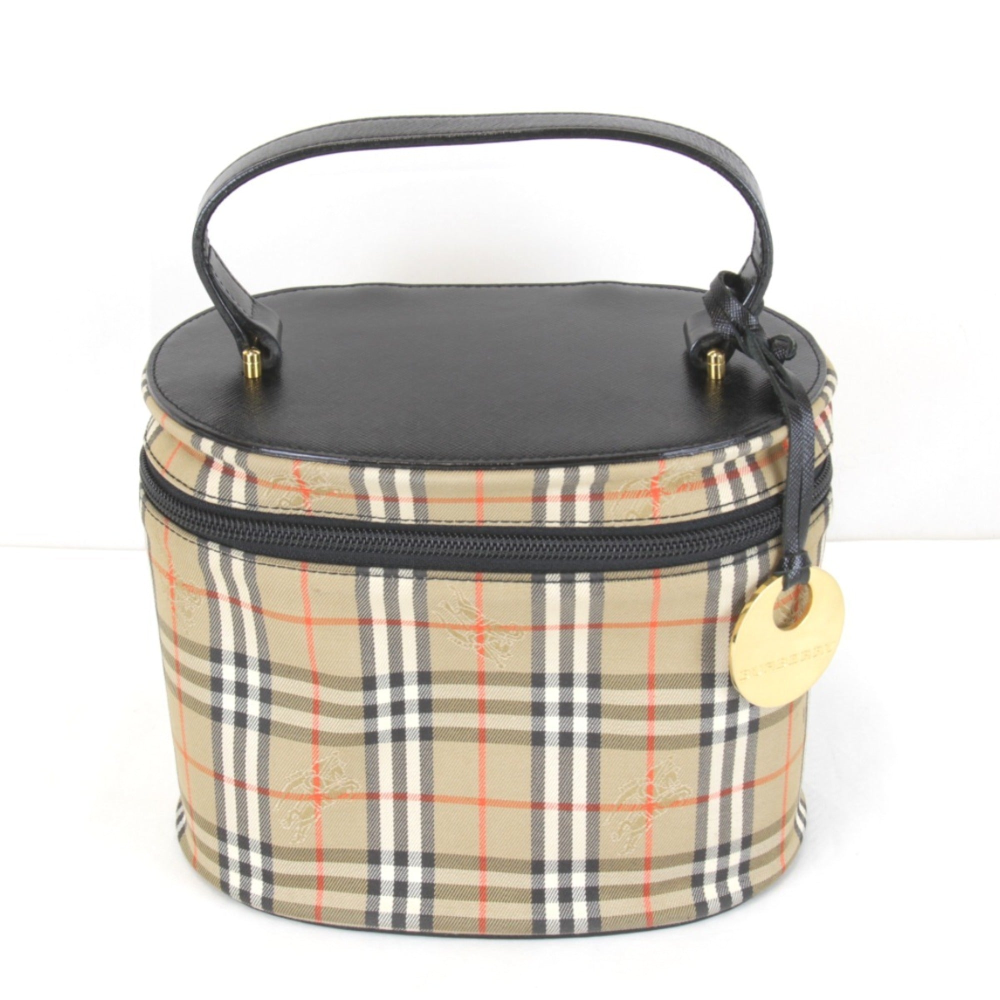 Burberry Beige Canvas Vanity Bag (Pre-Owned)