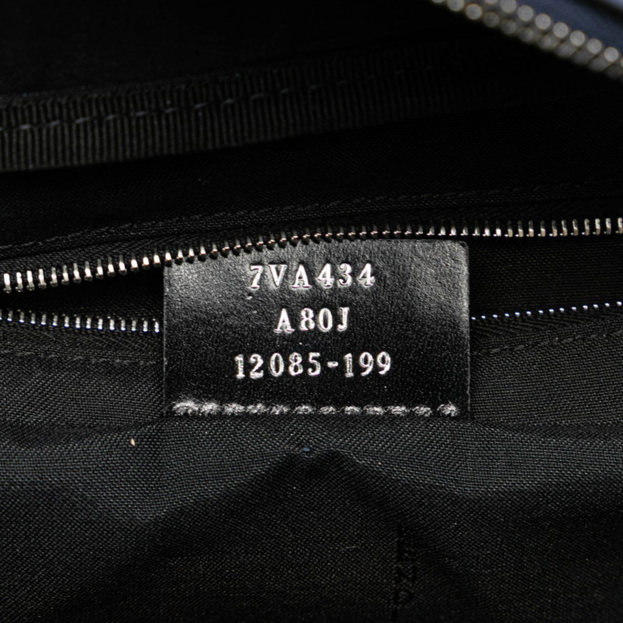 Fendi Navy Leather Fanny Pack (Pre-Owned)