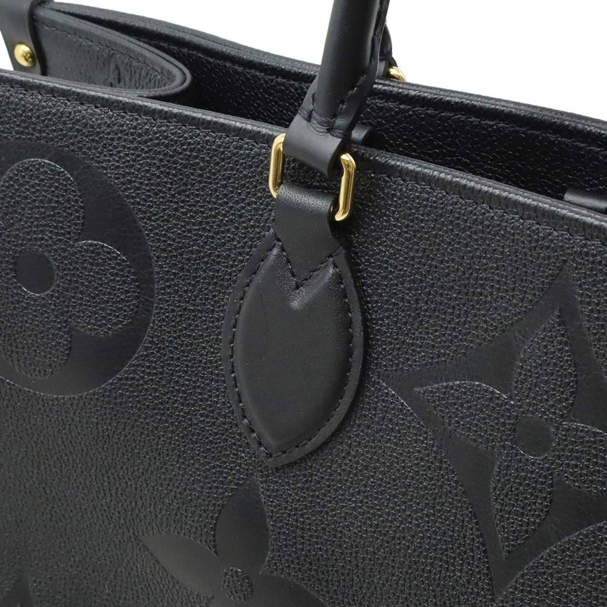 Louis Vuitton Noir Monogram Empreinte Leather Shoulder Bag Tote Bag (Pre-Owned)