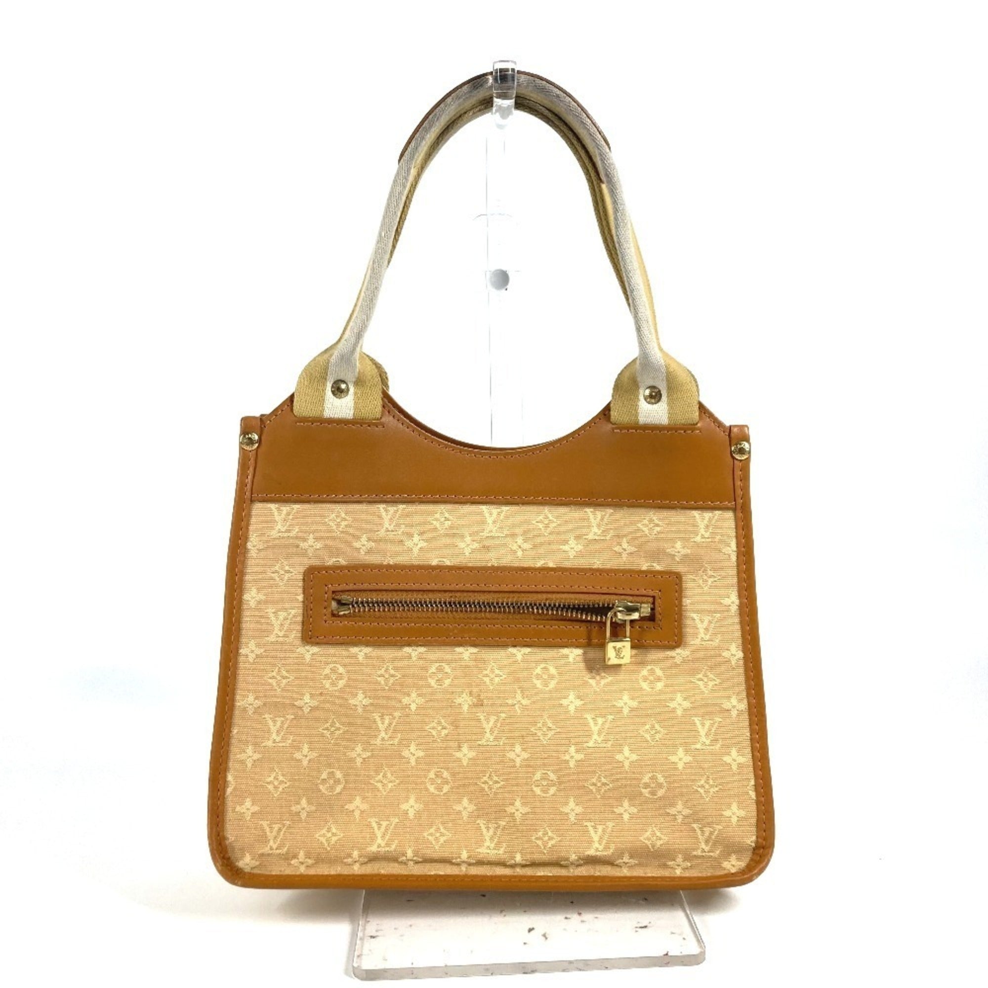 Louis Vuitton Beige Monogram Mini Handbag Shoulder Bag (Pre-Owned)