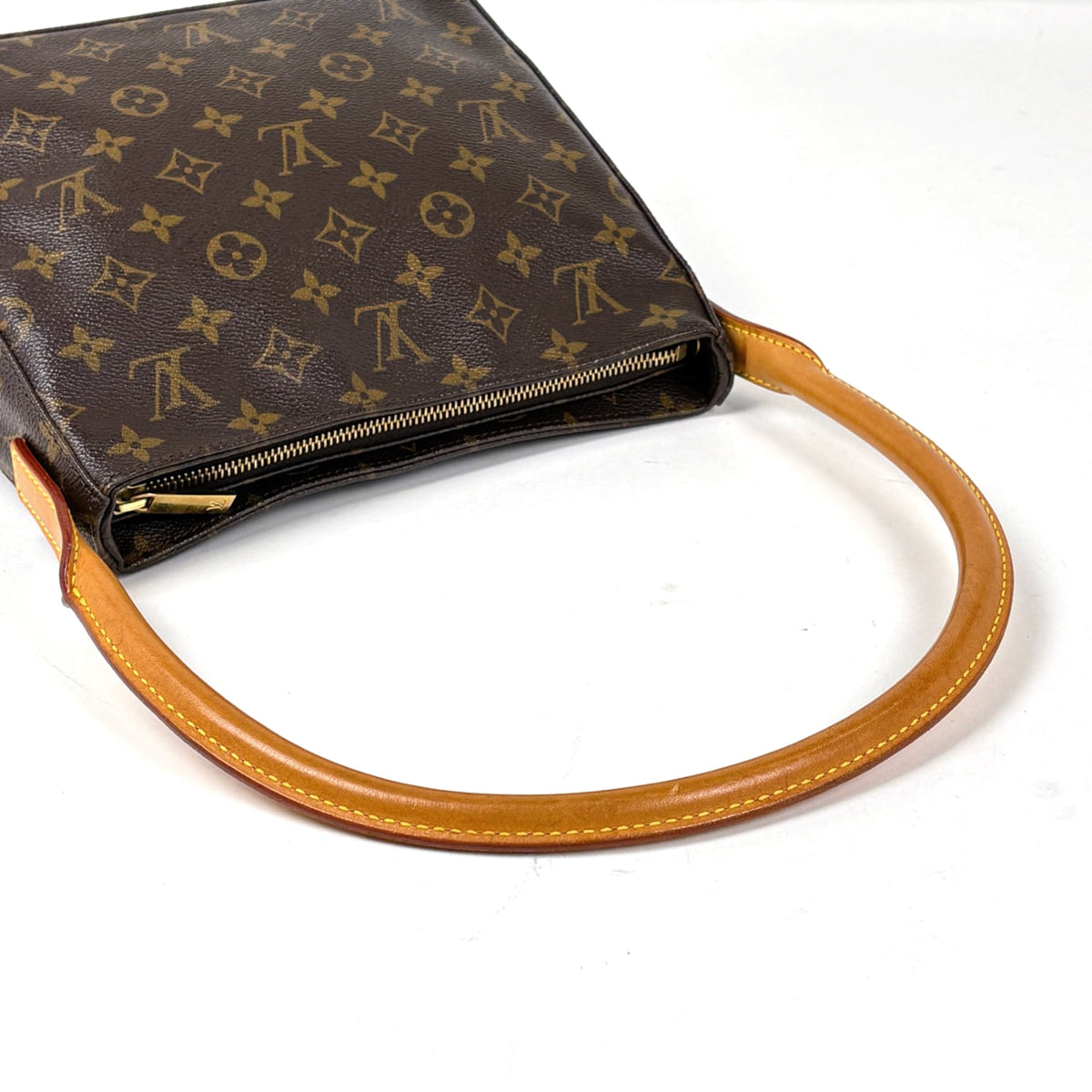 Louis Vuitton Brown Monogram Shoulder Bag (Pre-Owned)