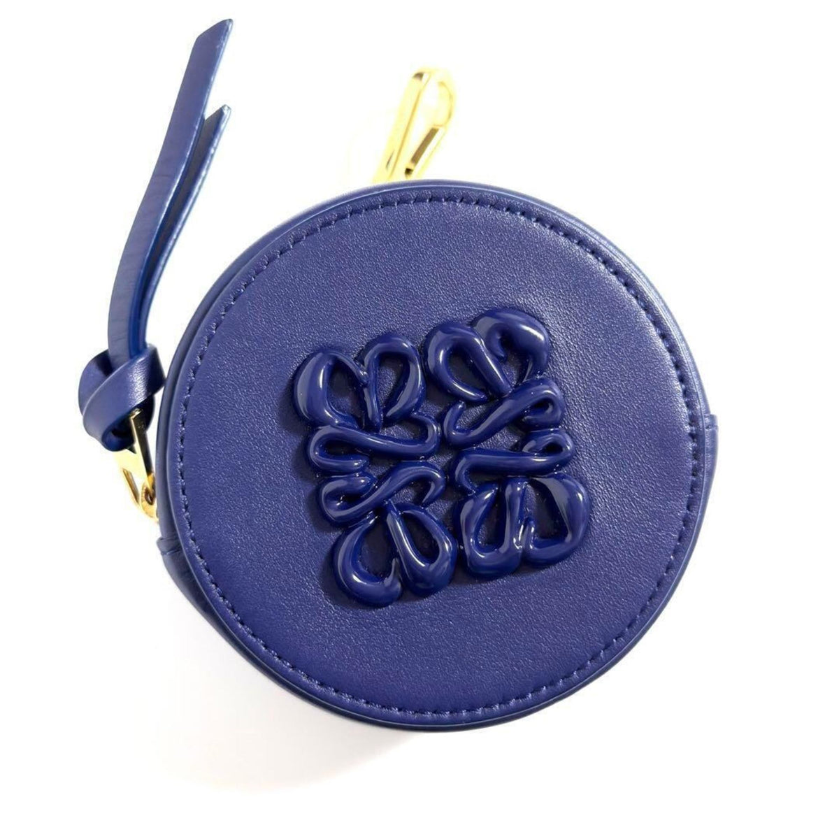 Loewe Leather Metal Coin Purse/Coin Case (Pre-Owned)