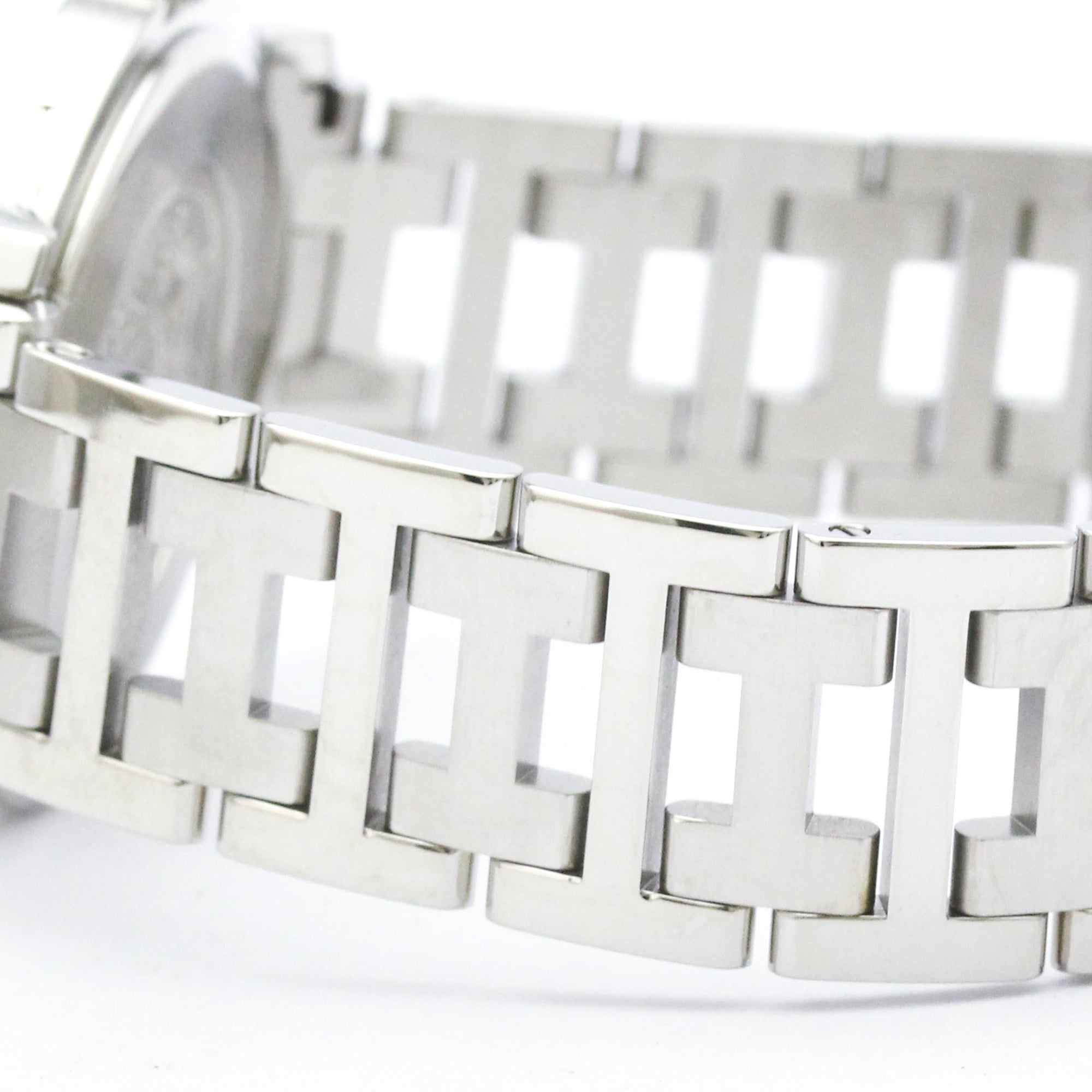Hermes Clipper Quartz Watch Stainless Steel Watch (Pre-Owned)