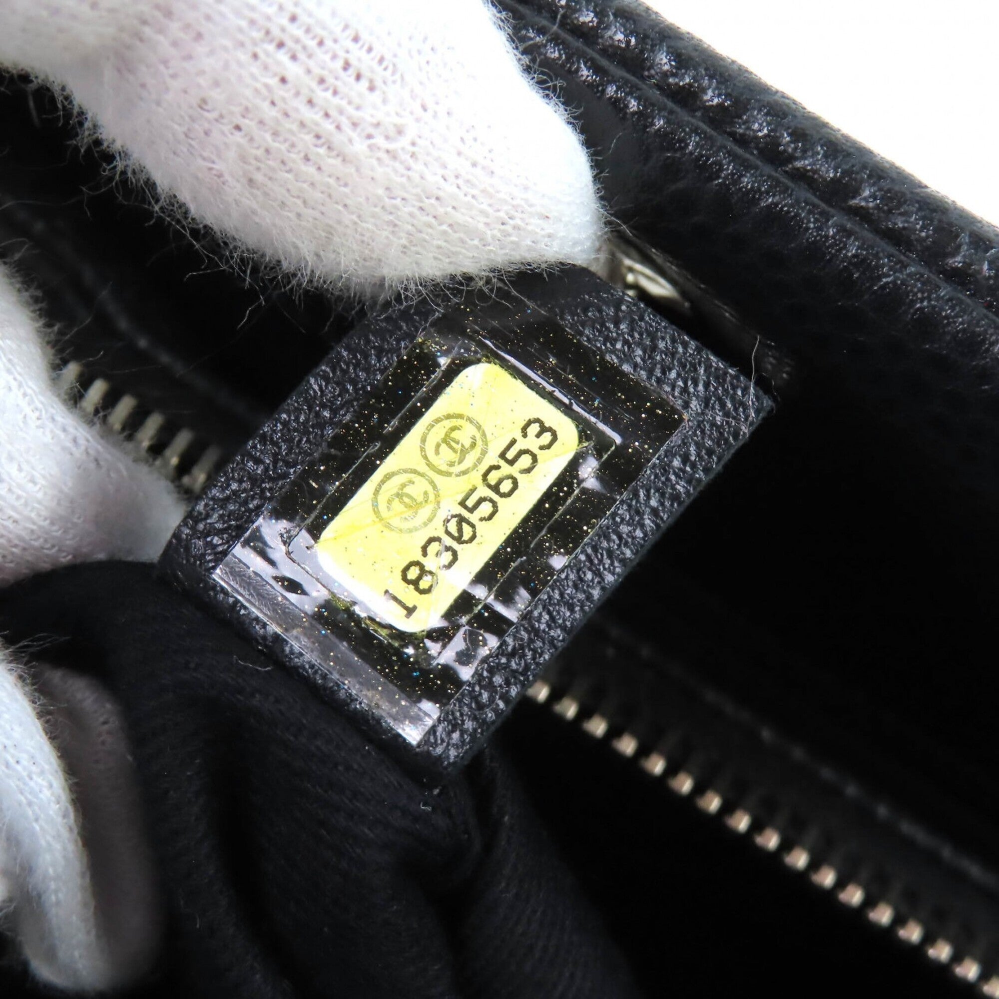 Chanel Matelasse Black Grained Calfskin Tote Bag (Pre-Owned)