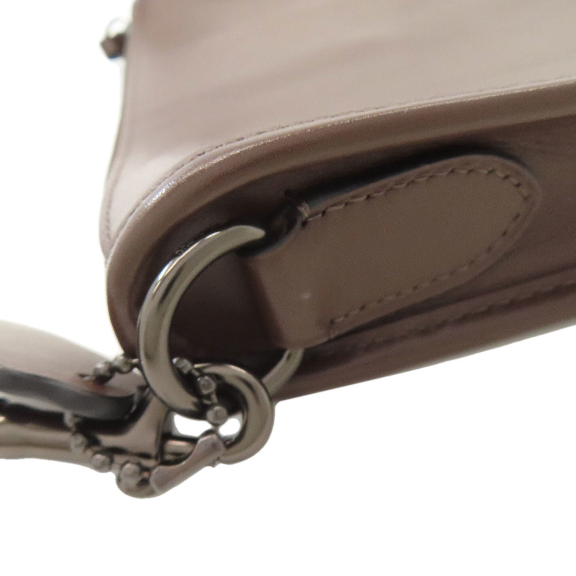 Coach Brown Leather Shoulder Bag (Pre-Owned)