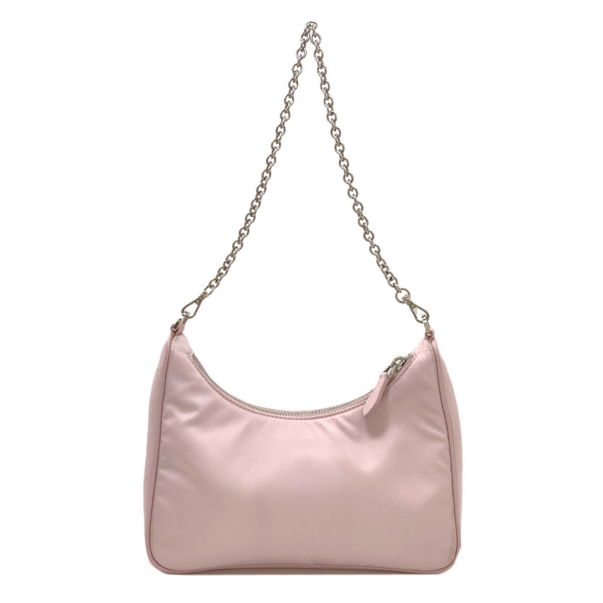 Prada Pink Nylon Pouch Shoulder Bag (Pre-Owned)