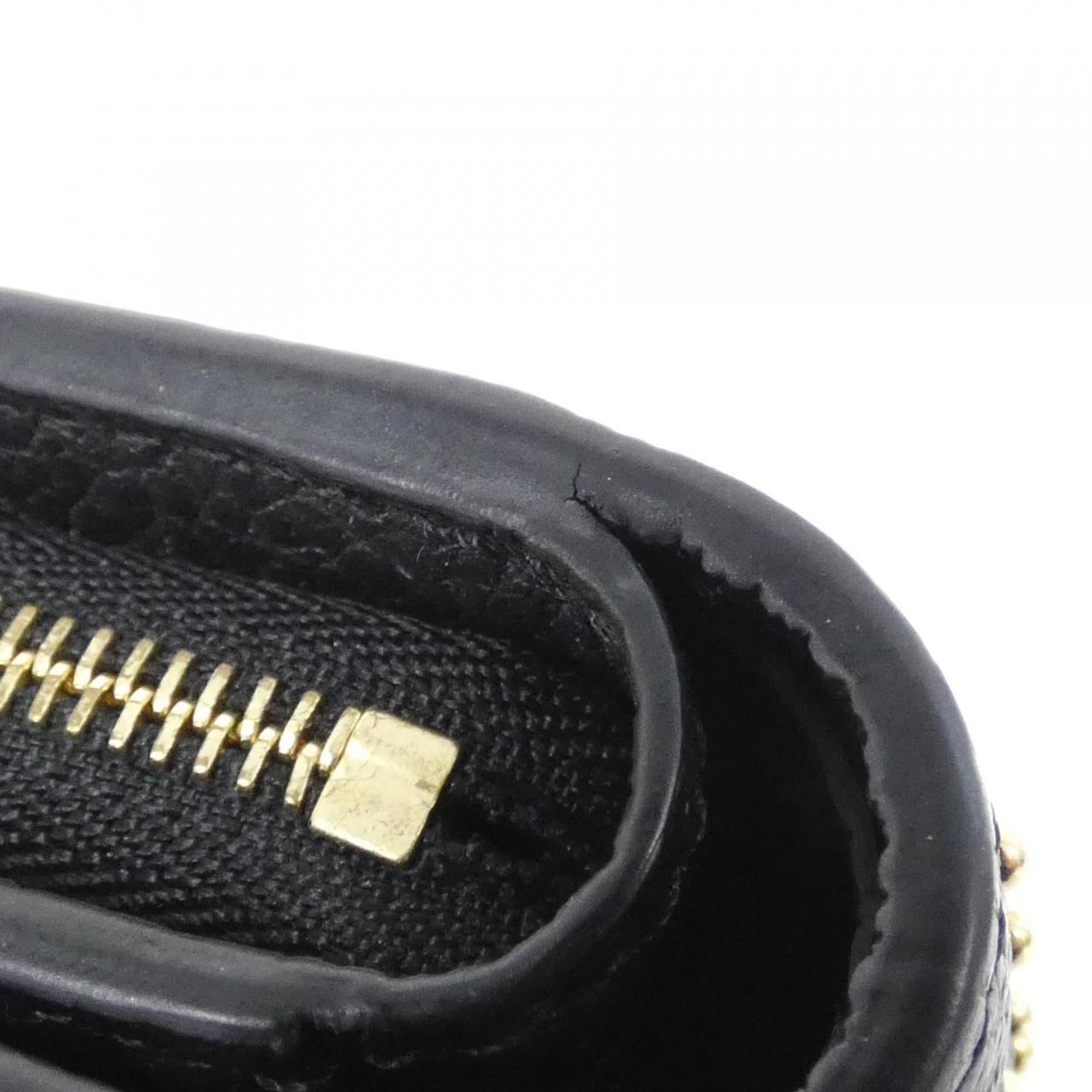 Louis Vuitton Black Leather Wallet (Bi-Fold) (Pre-Owned)
