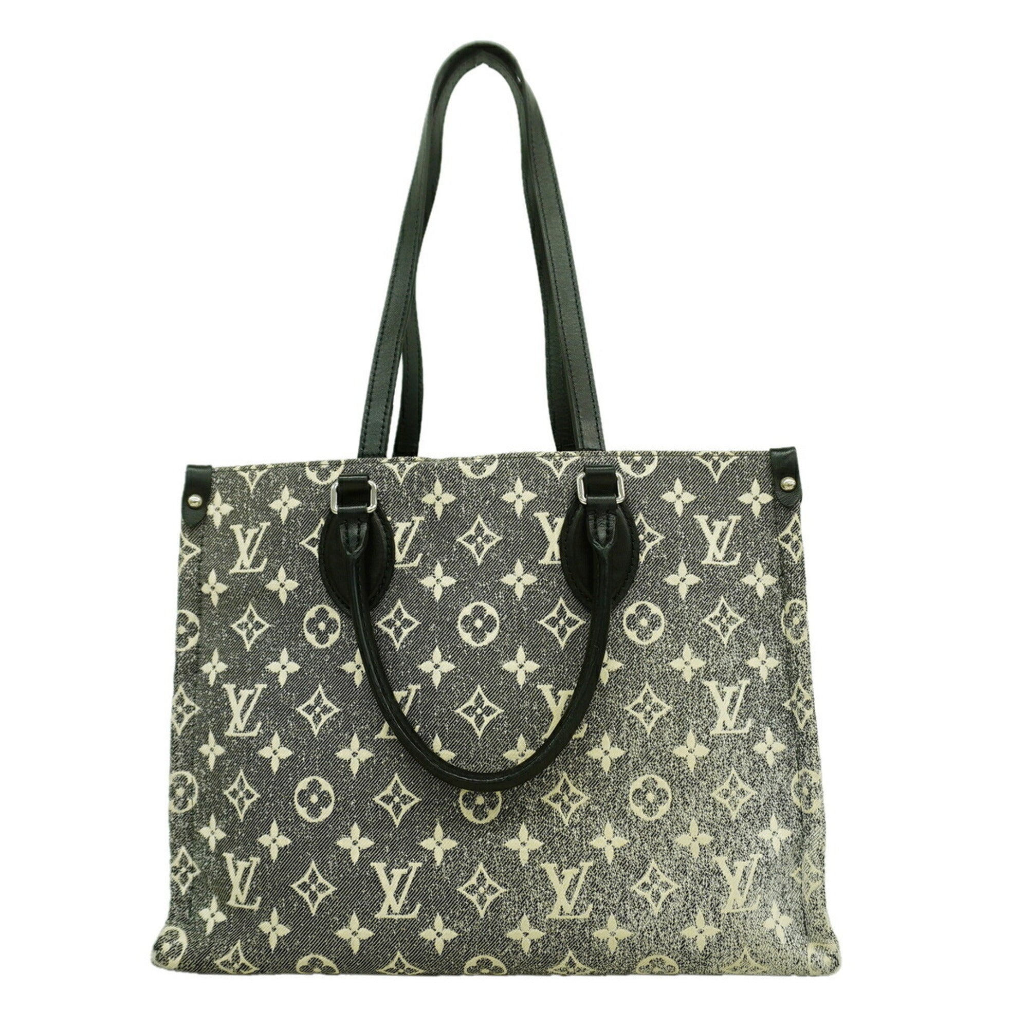 Louis Vuitton Black Gray Tote Bag (Pre-Owned)