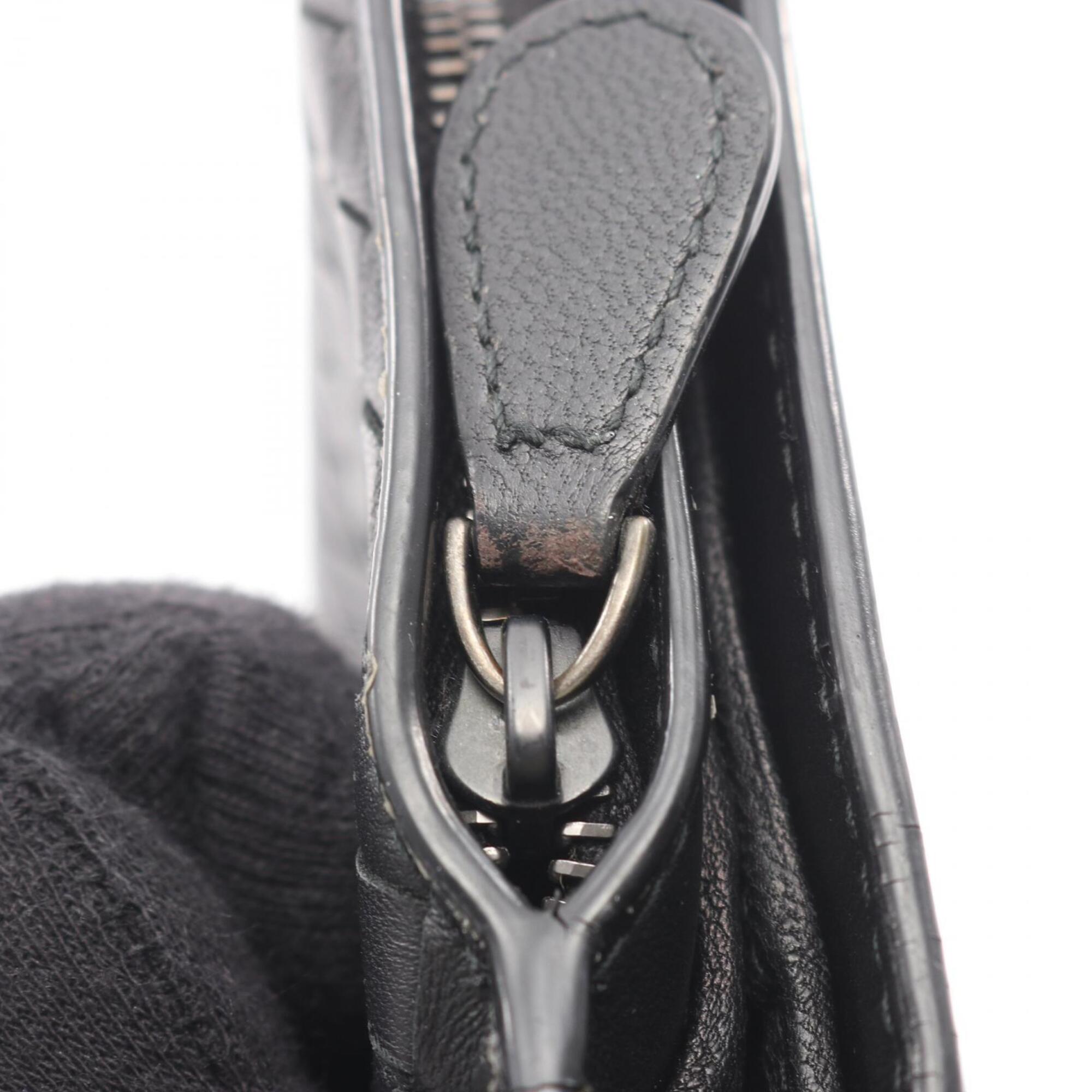 Bottega Veneta Black Intrecciato Wallet (Bi-Fold) (Pre-Owned)