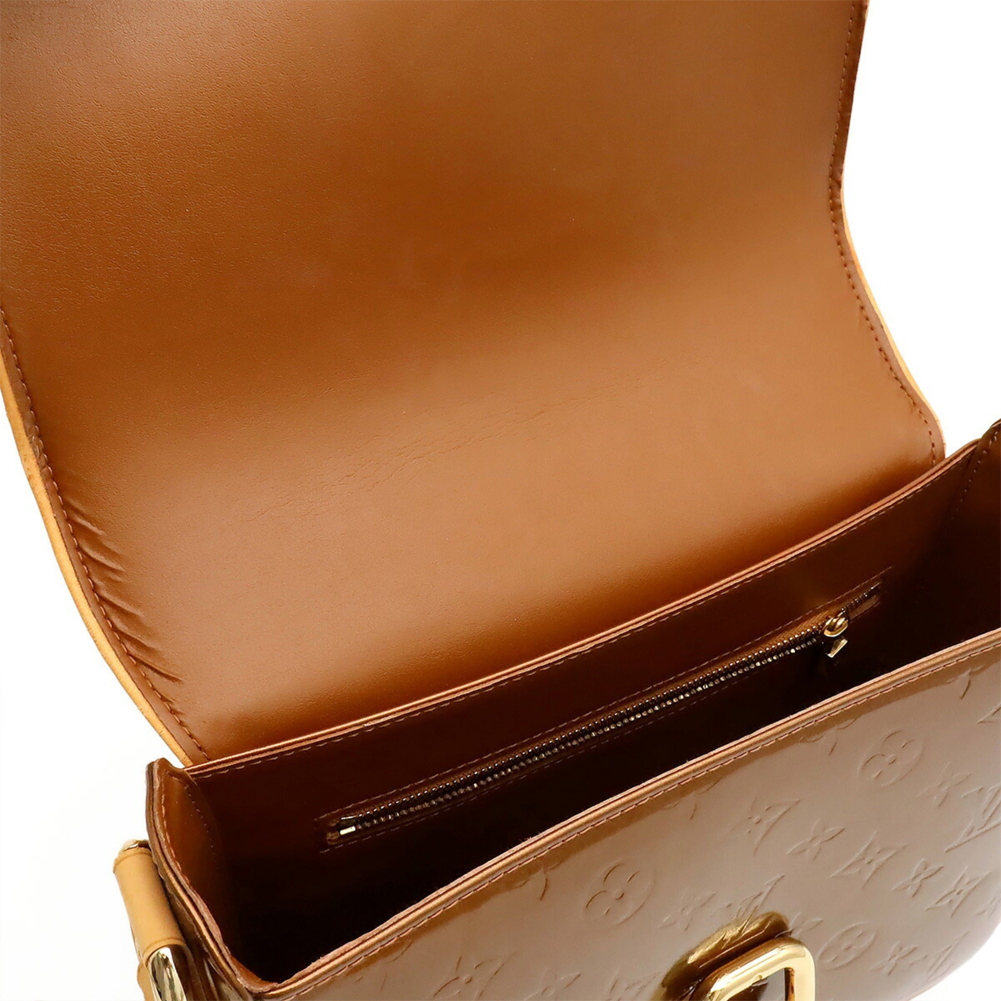 Louis Vuitton Bronze Monogram Vernis Pochette Shoulder Bag (Pre-Owned)