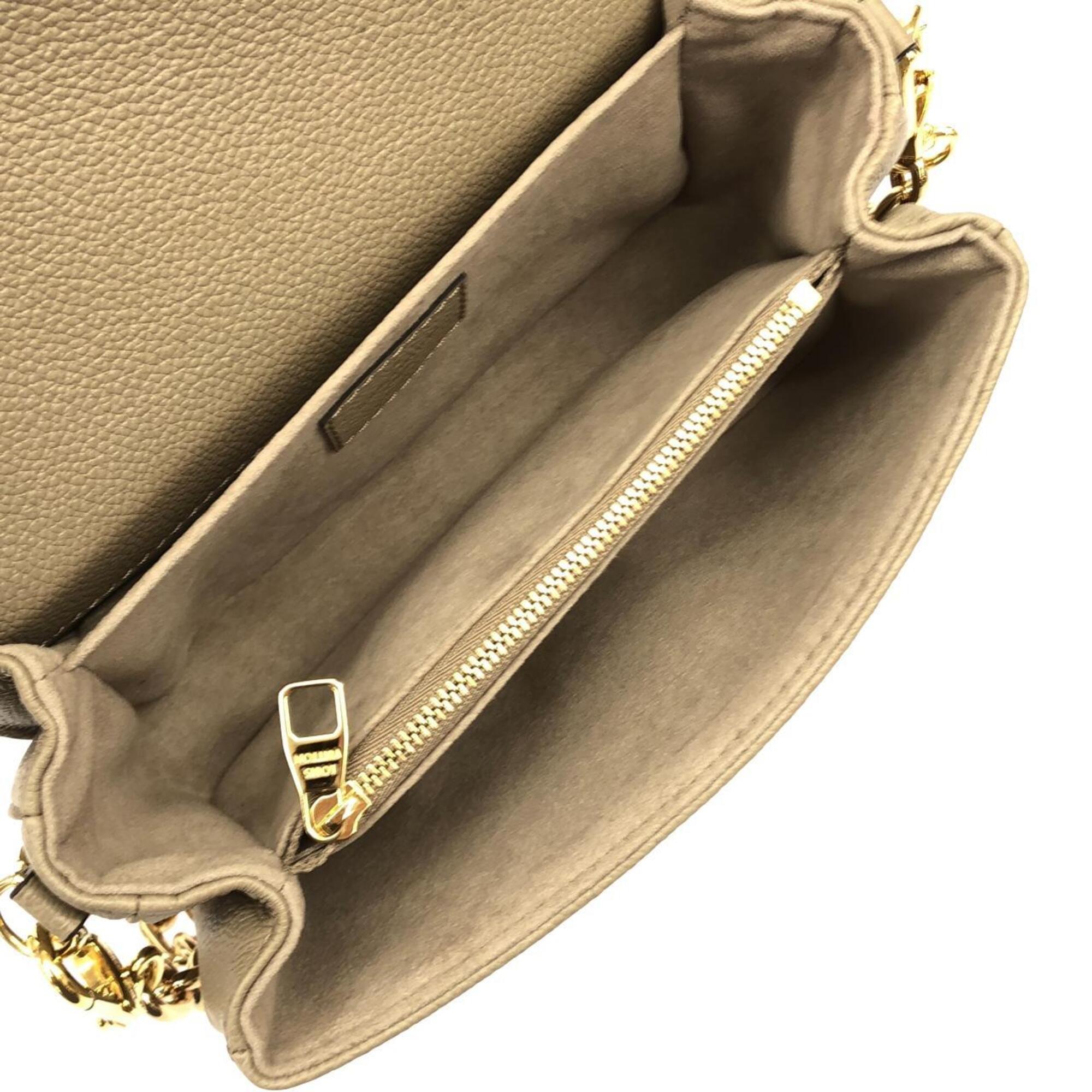 Louis Vuitton Tourterelle Leather Pochette Shoulder Bag (Pre-Owned)