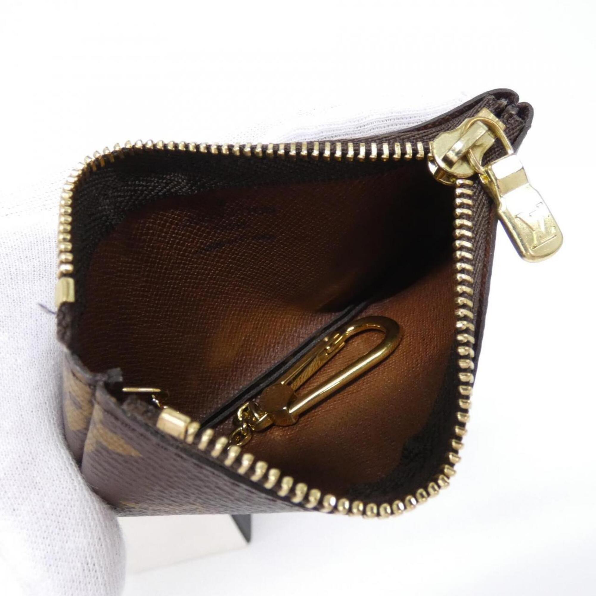 Louis Vuitton Monogram Marron Coated Canvas Coin Purse/Coin Case (Pre-Owned)