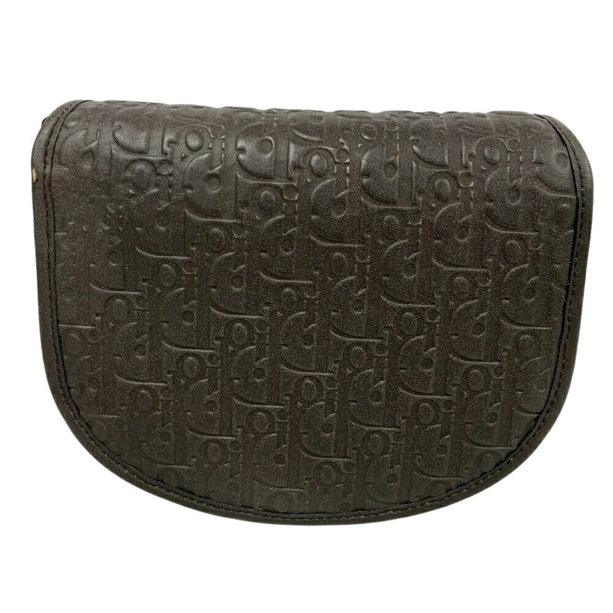 Christian Dior Brown Leather Shoulder Bag (Pre-Owned)