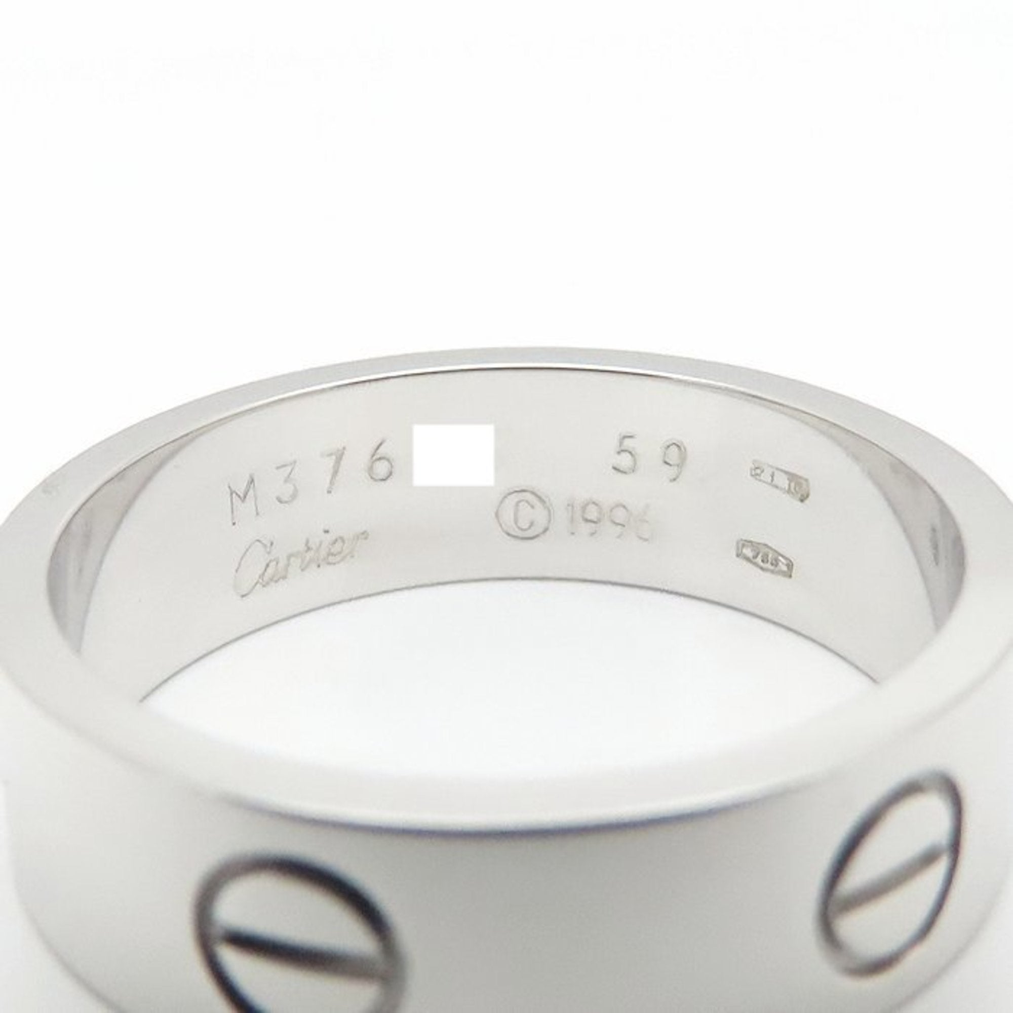 Cartier White Gold (18K) Band Ring (Pre-Owned)