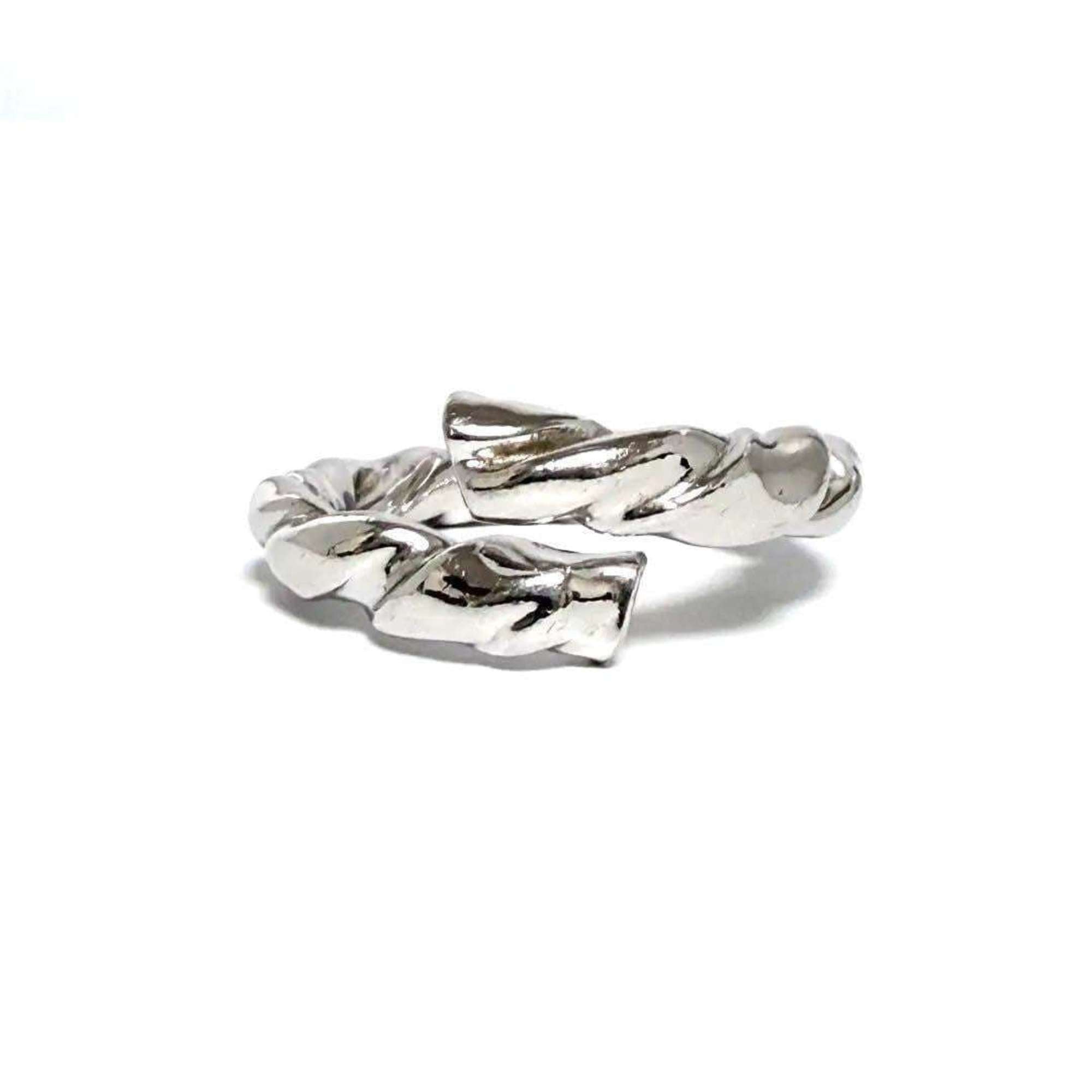 Loewe Silver 925 Band Ring (Pre-Owned)