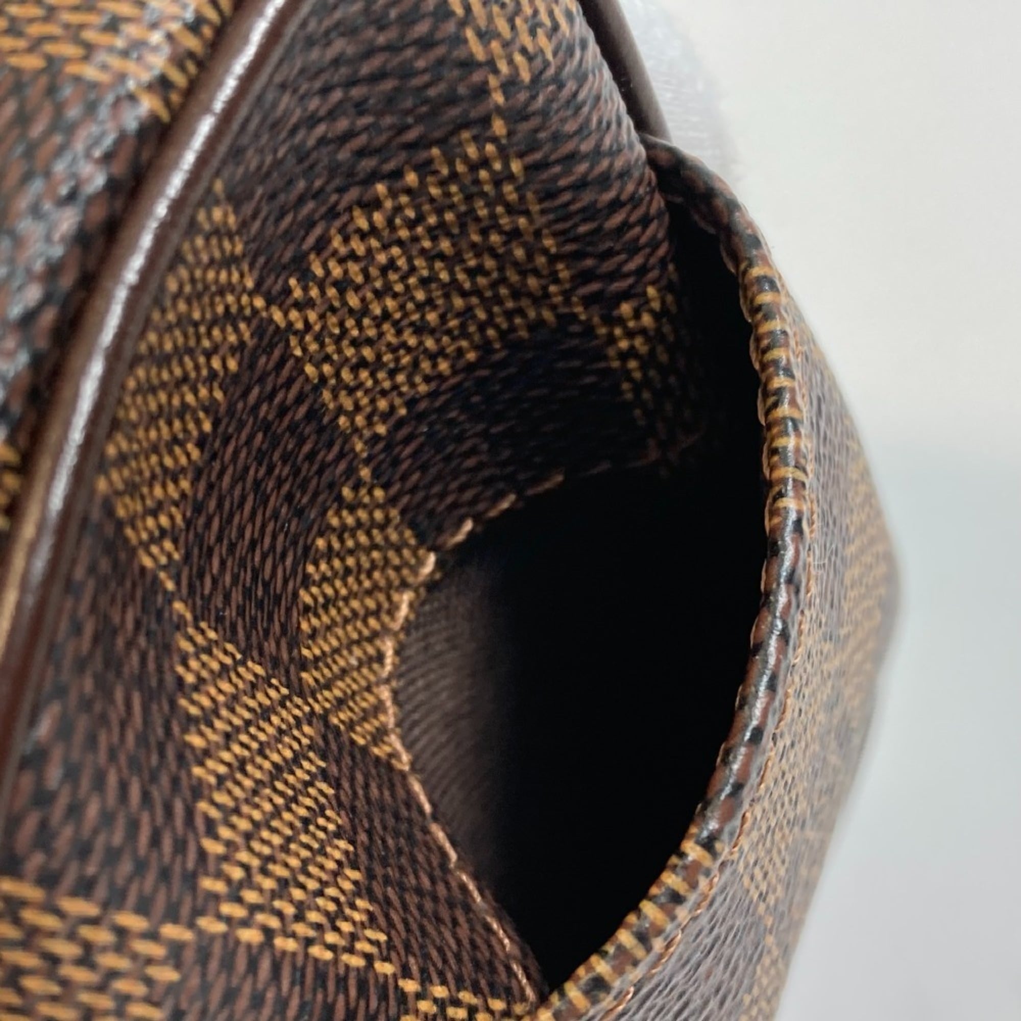 Louis Vuitton Damier Brown Ebene Damier Canvas Shoulder Bag (Pre-Owned)