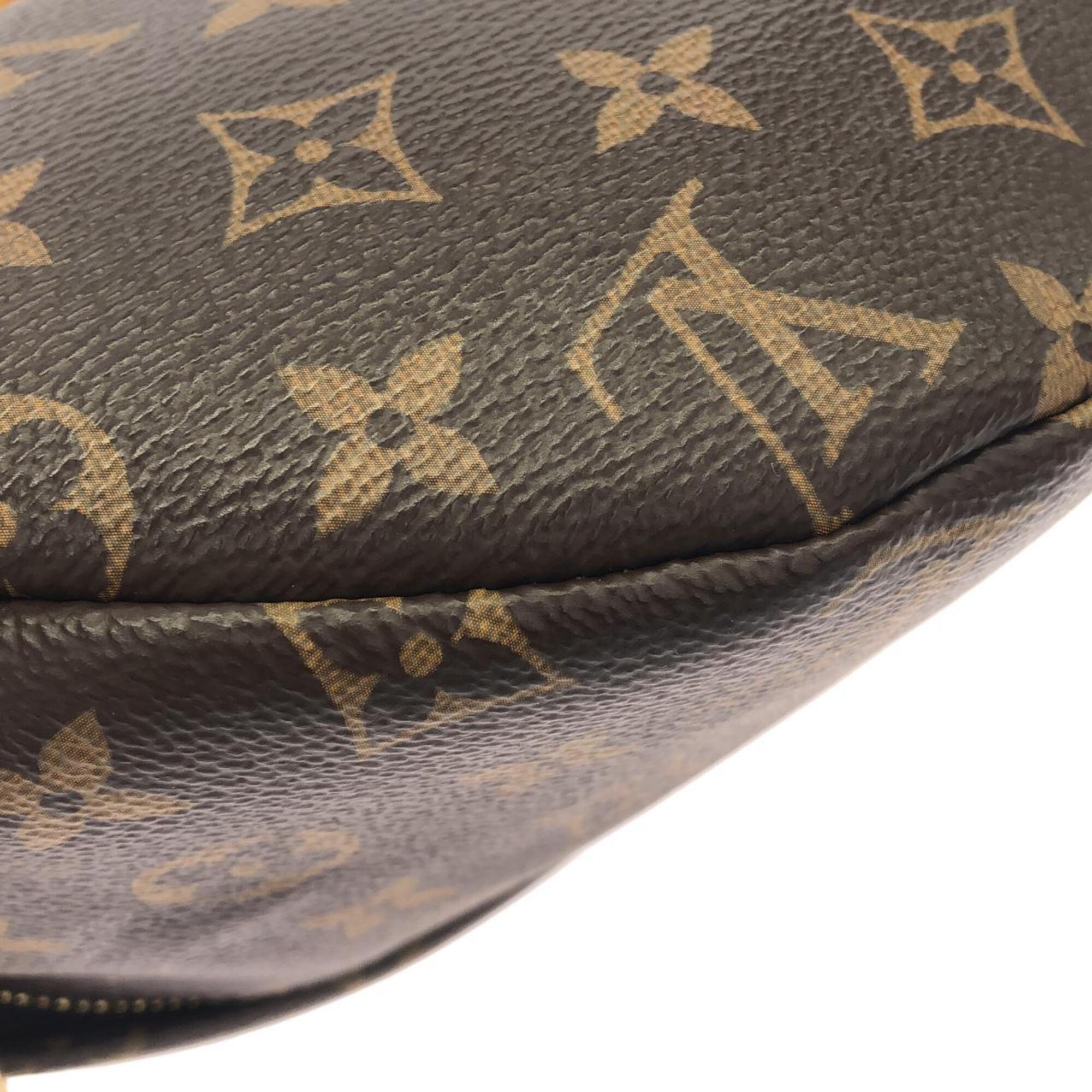 Louis Vuitton Marron Coated Canvas Shoulder Bag (Pre-Owned)
