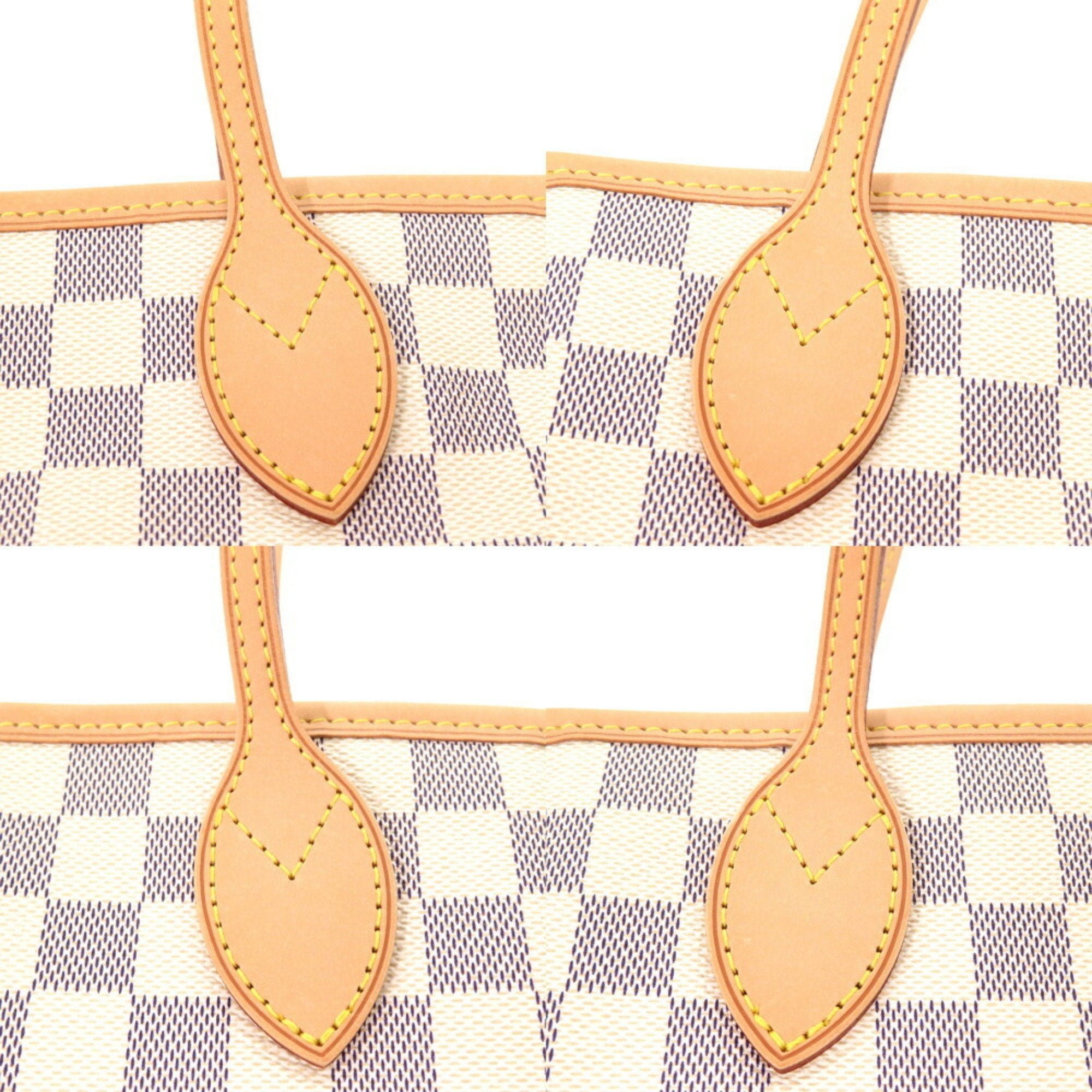 Louis Vuitton White Damier Azur Tote Bag (Pre-Owned)