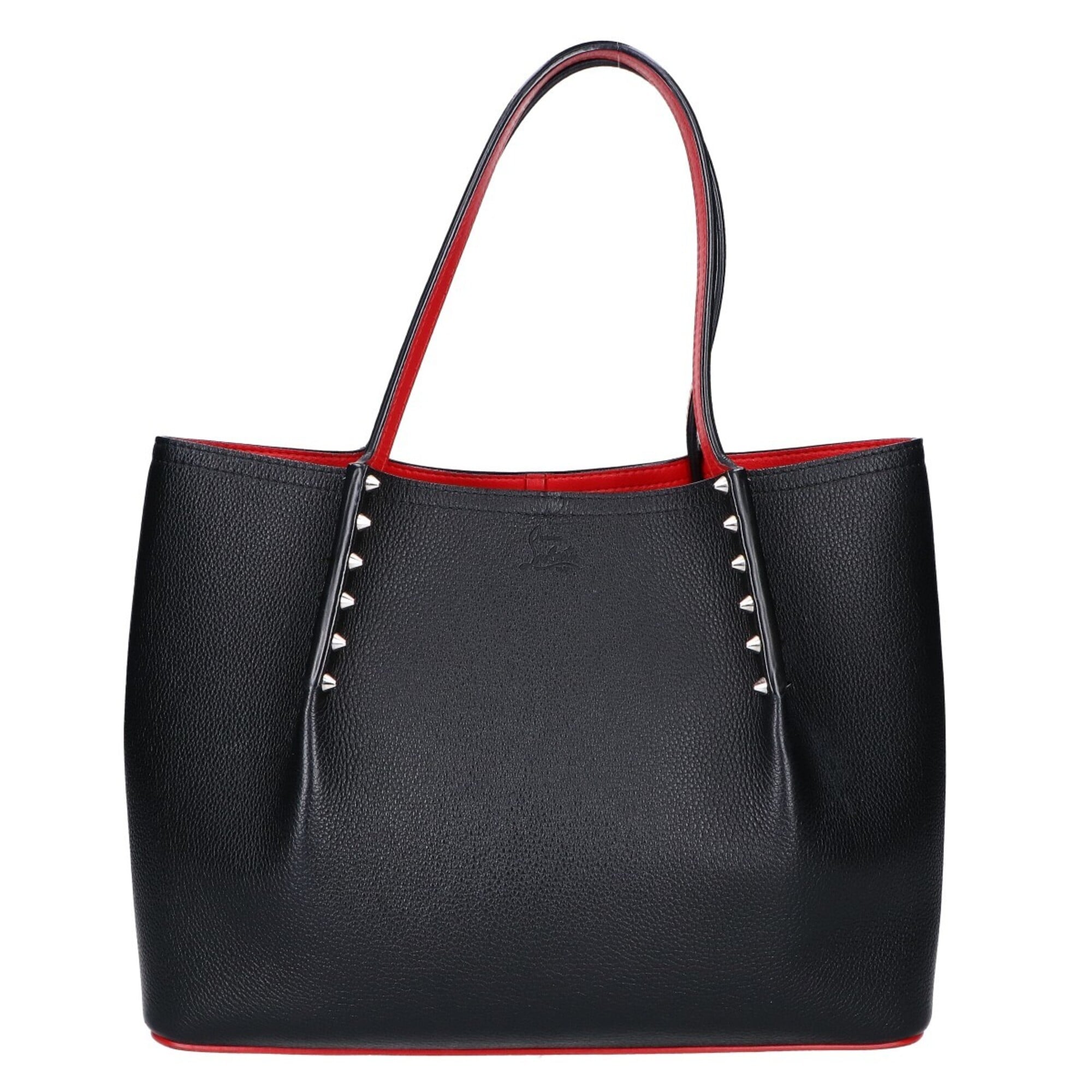 Christian Louboutin Black Leather Tote Bag (Pre-Owned)