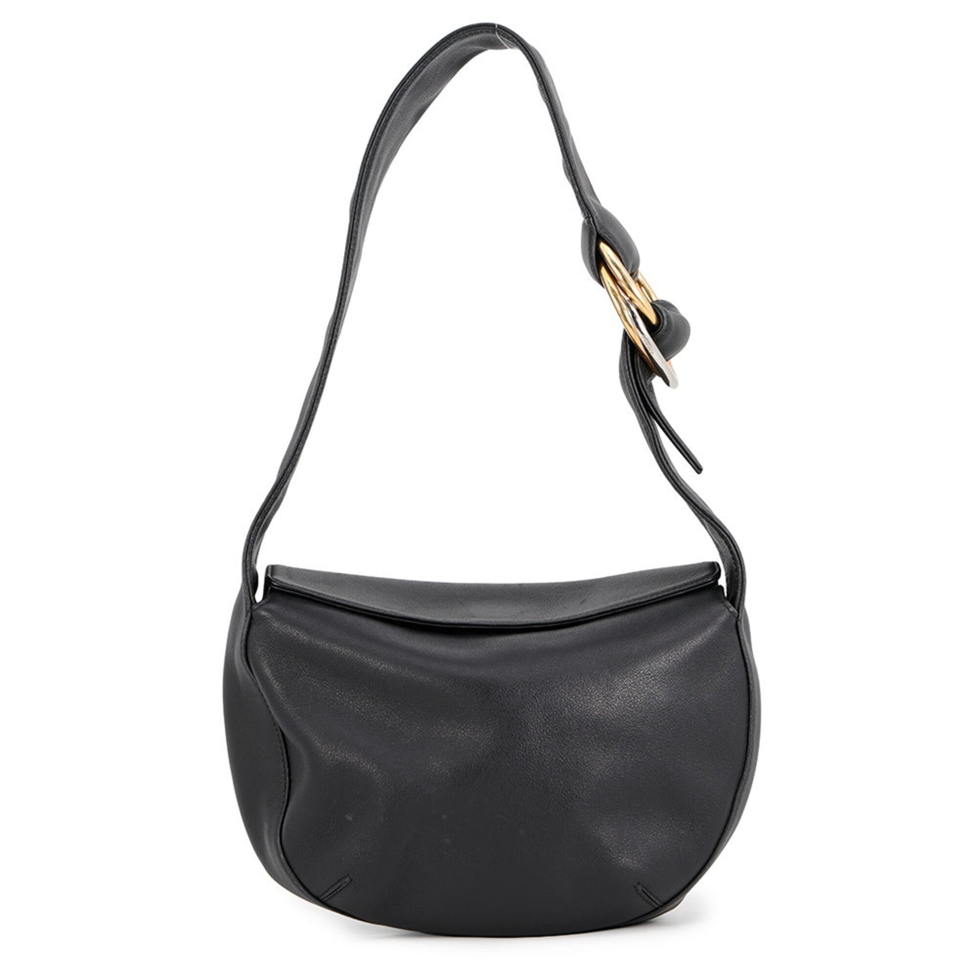 Cartier Trinity Black Leather Handbag (Pre-Owned)