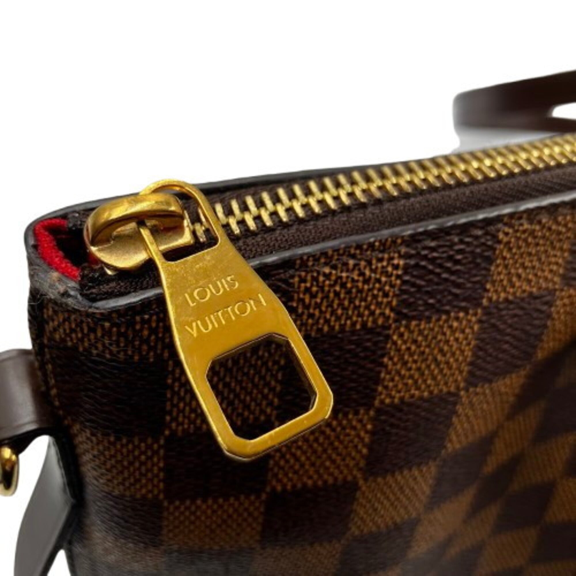 Louis Vuitton Brown Pvc Handbag Shoulder Bag (Pre-Owned)