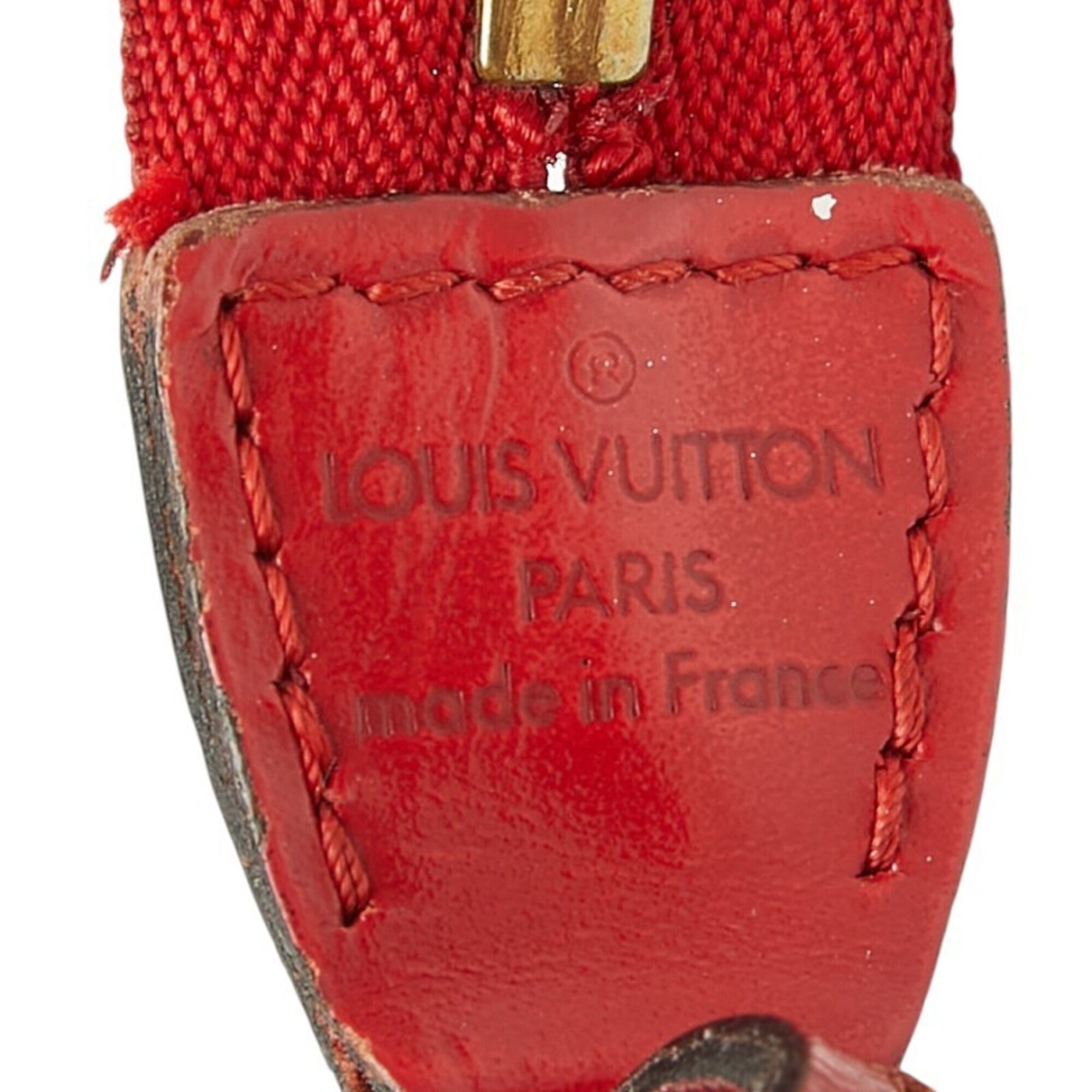 Louis Vuitton Epi Castilian Red Leather Handbag Pochette Pouch (Pre-Owned)