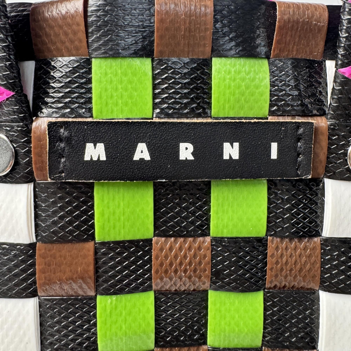Marni Multi-Color Polypropylene Handbag Tote Bag (Pre-Owned)