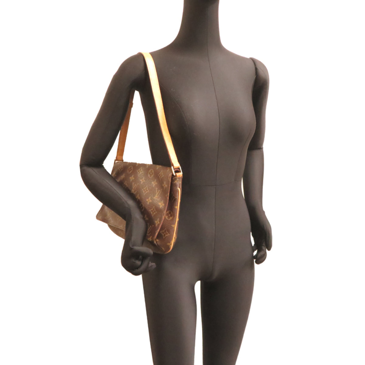 Louis Vuitton Brown Monogram Shoulder Bag (Pre-Owned)