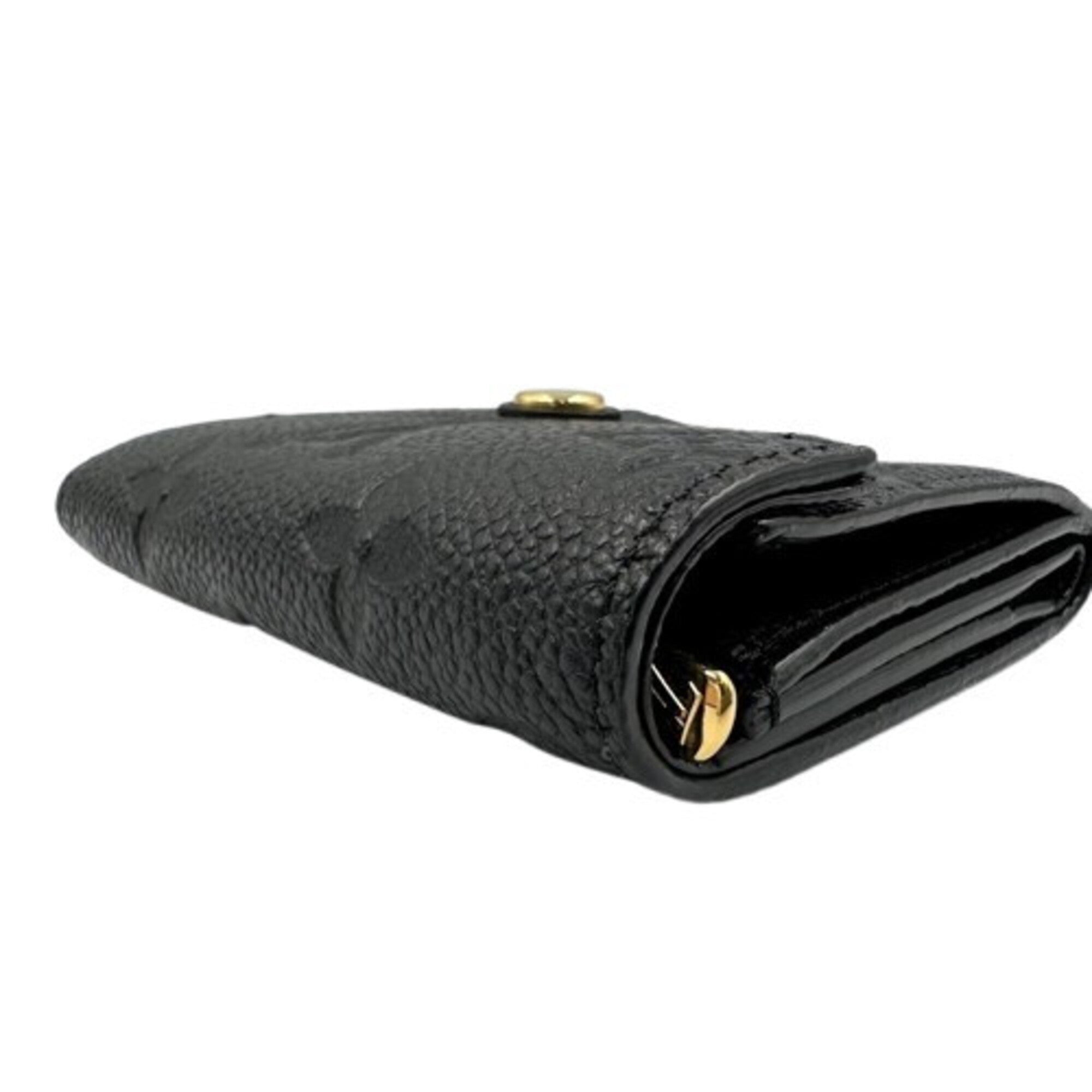 Louis Vuitton Monogram Empreinte Noir Monogram Empreinte Wallet (Tri-Fold) (Pre-Owned)