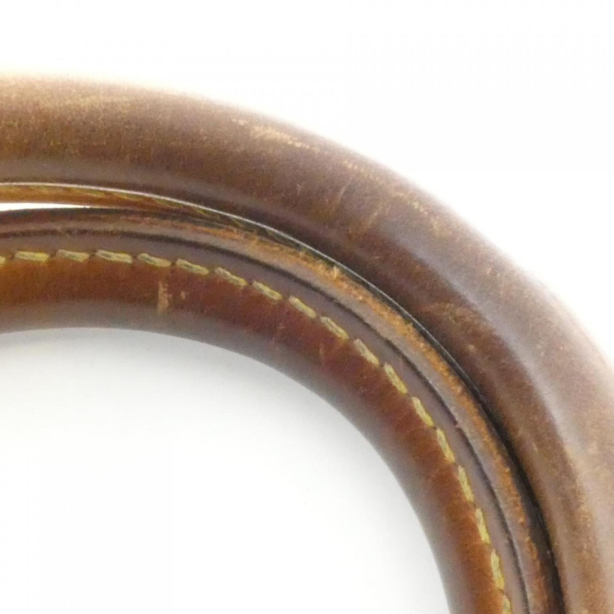 Louis Vuitton Marron Coated Canvas Boston Bag (Pre-Owned)