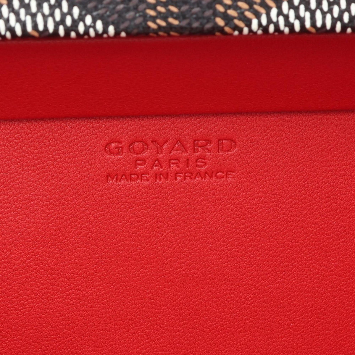 Goyard Black Brown White Pvc Coated Canvas Leather Shoulder Bag (Pre-Owned)