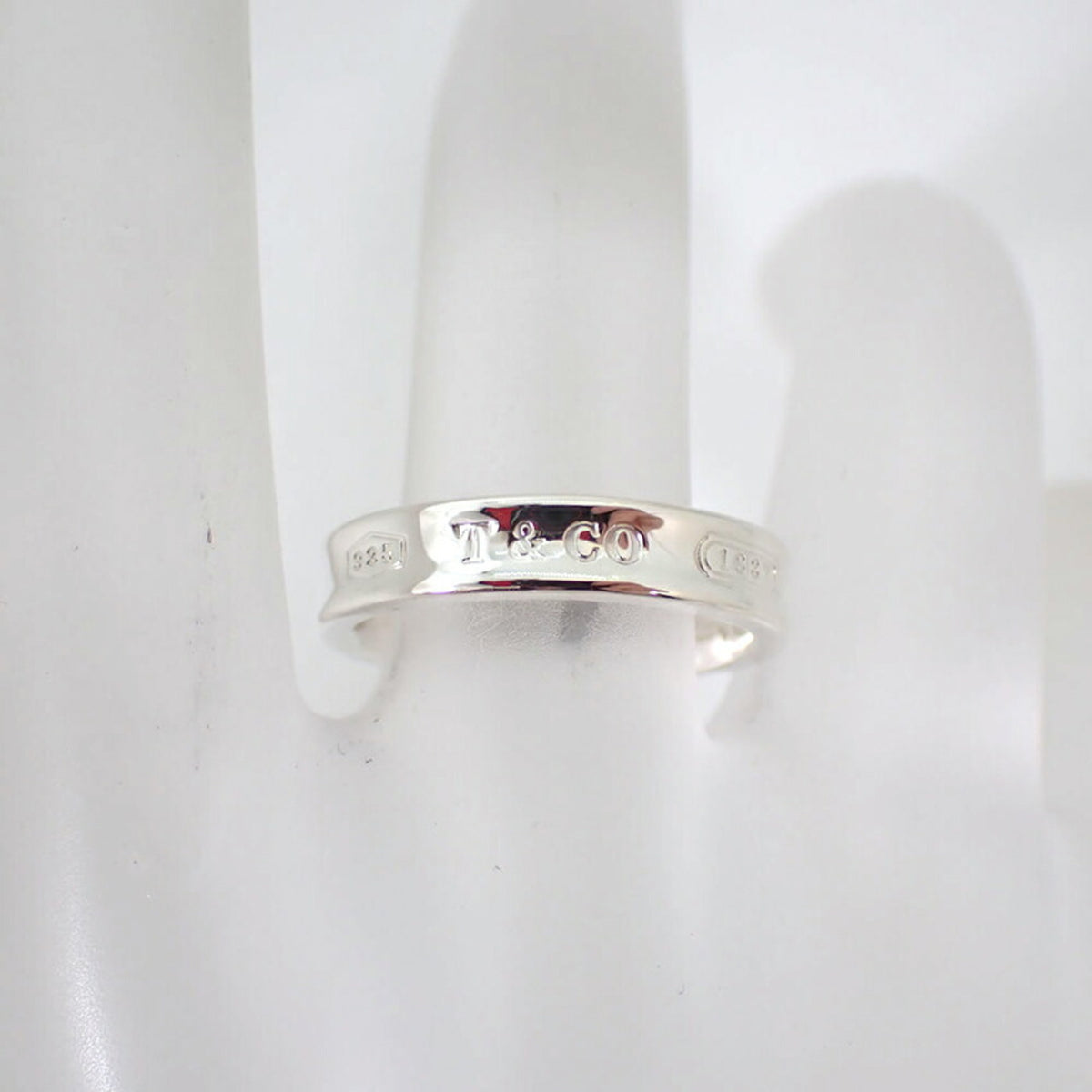Tiffany Sterling Silver 925 Band Ring (Pre-Owned)