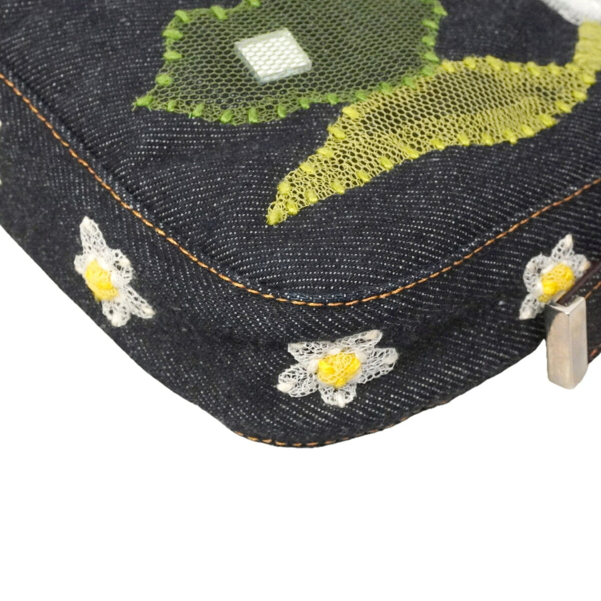Fendi Navy Denim Handbag (Pre-Owned)