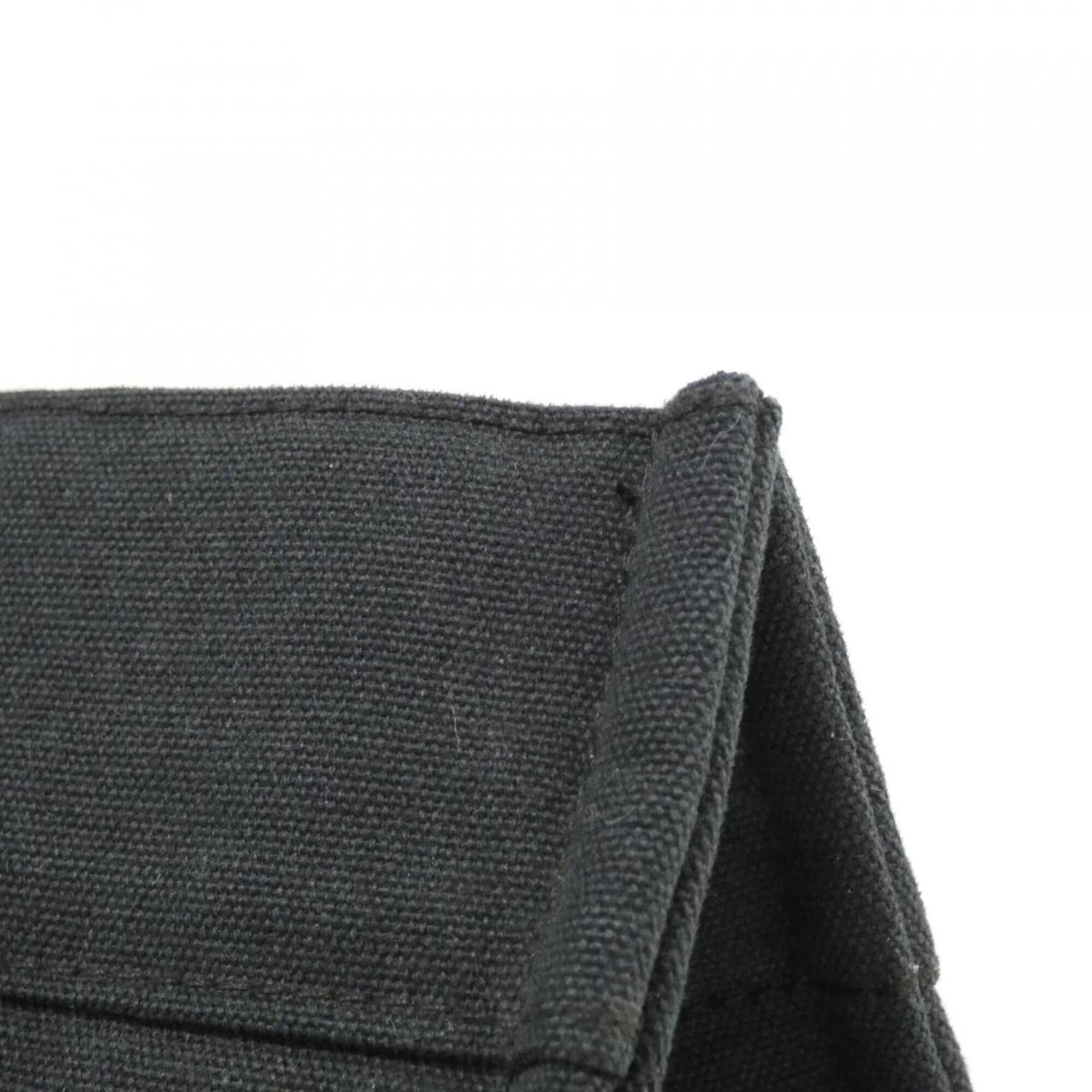 Hermes Black Canvas Handbag (Pre-Owned)