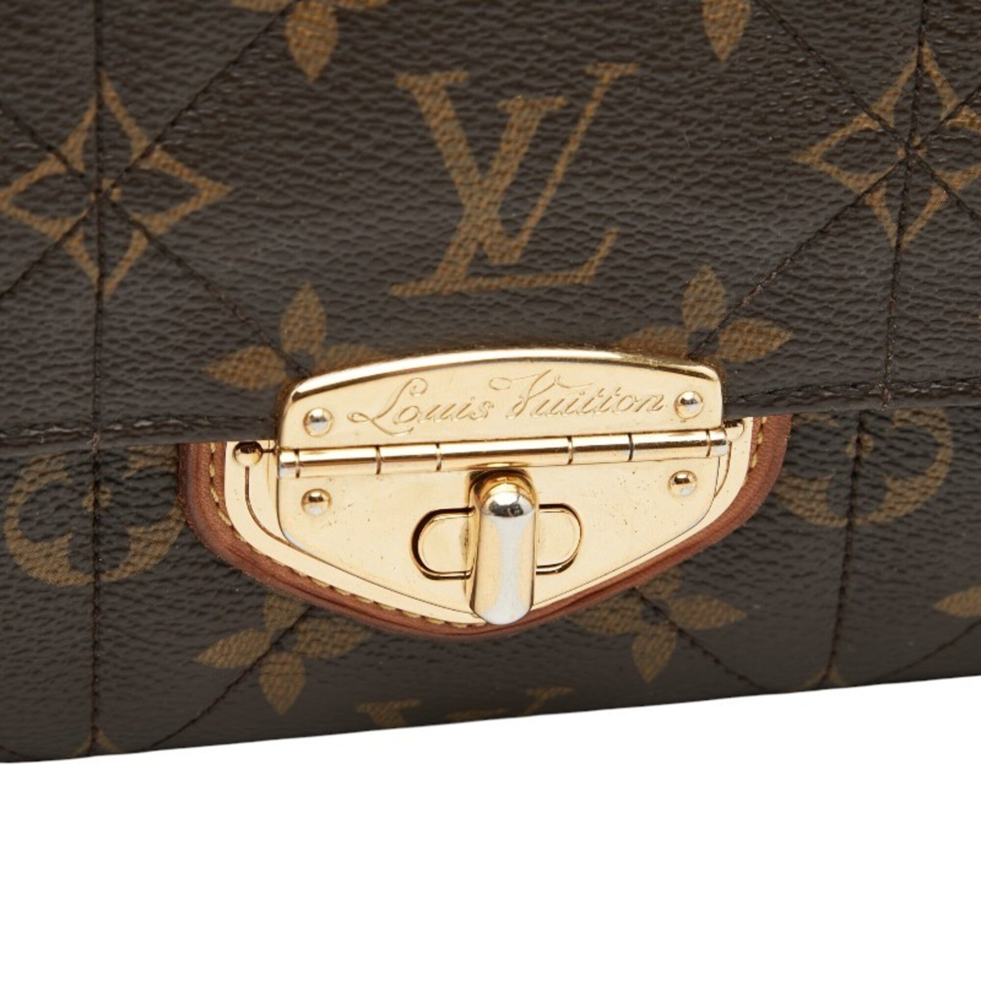 Louis Vuitton Monogram Etoile Brown Pvc Leather Long Wallet (Bi-Fold) (Pre-Owned)