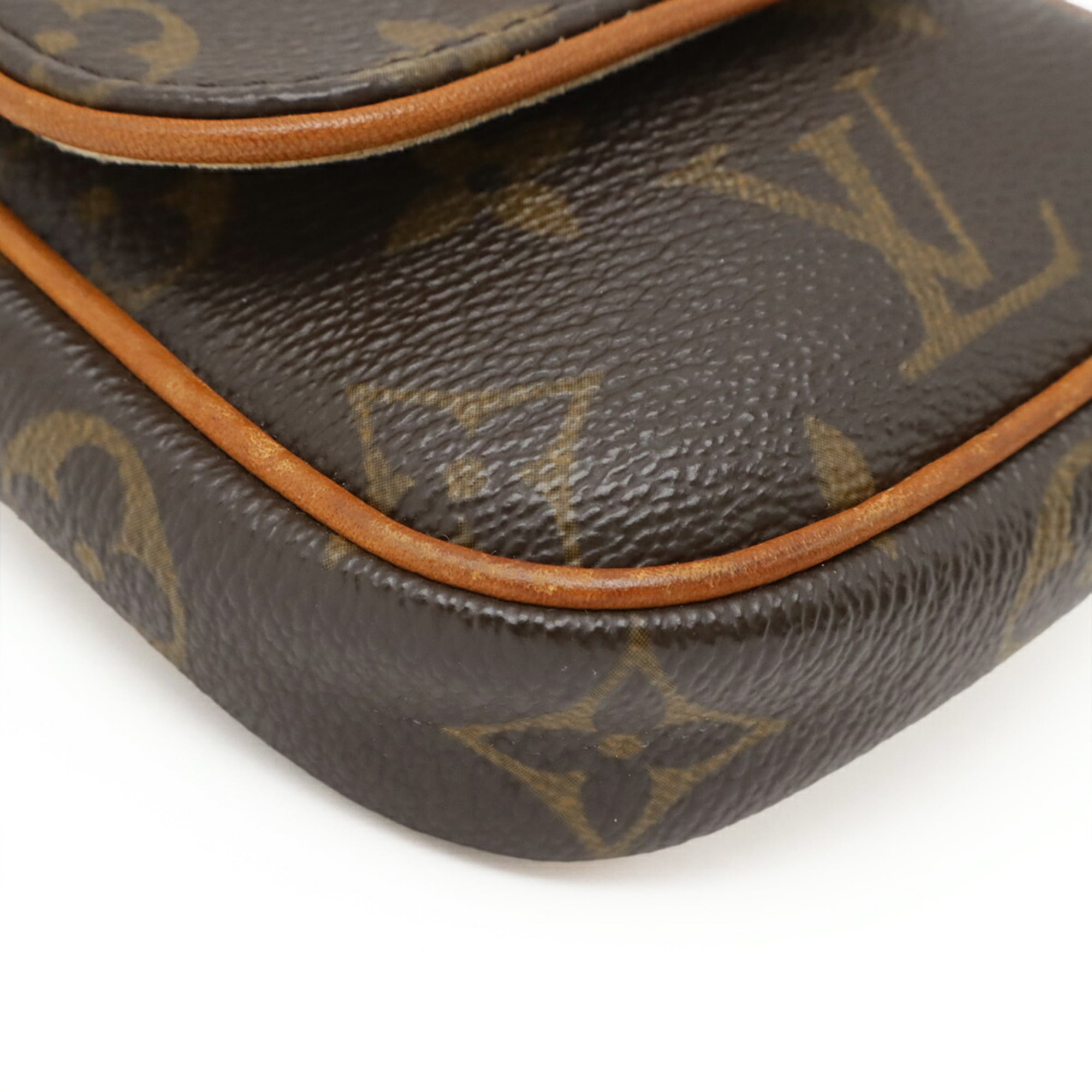 Louis Vuitton Brown Monogram Pochette Pouch Shoulder Bag (Pre-Owned)