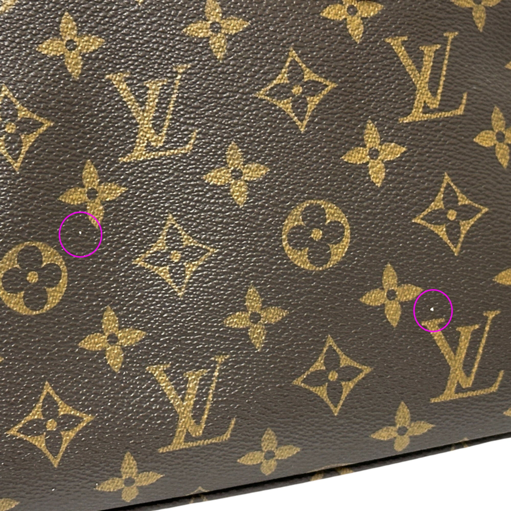 Louis Vuitton Brown Monogram Canvas Handbag (Pre-Owned)