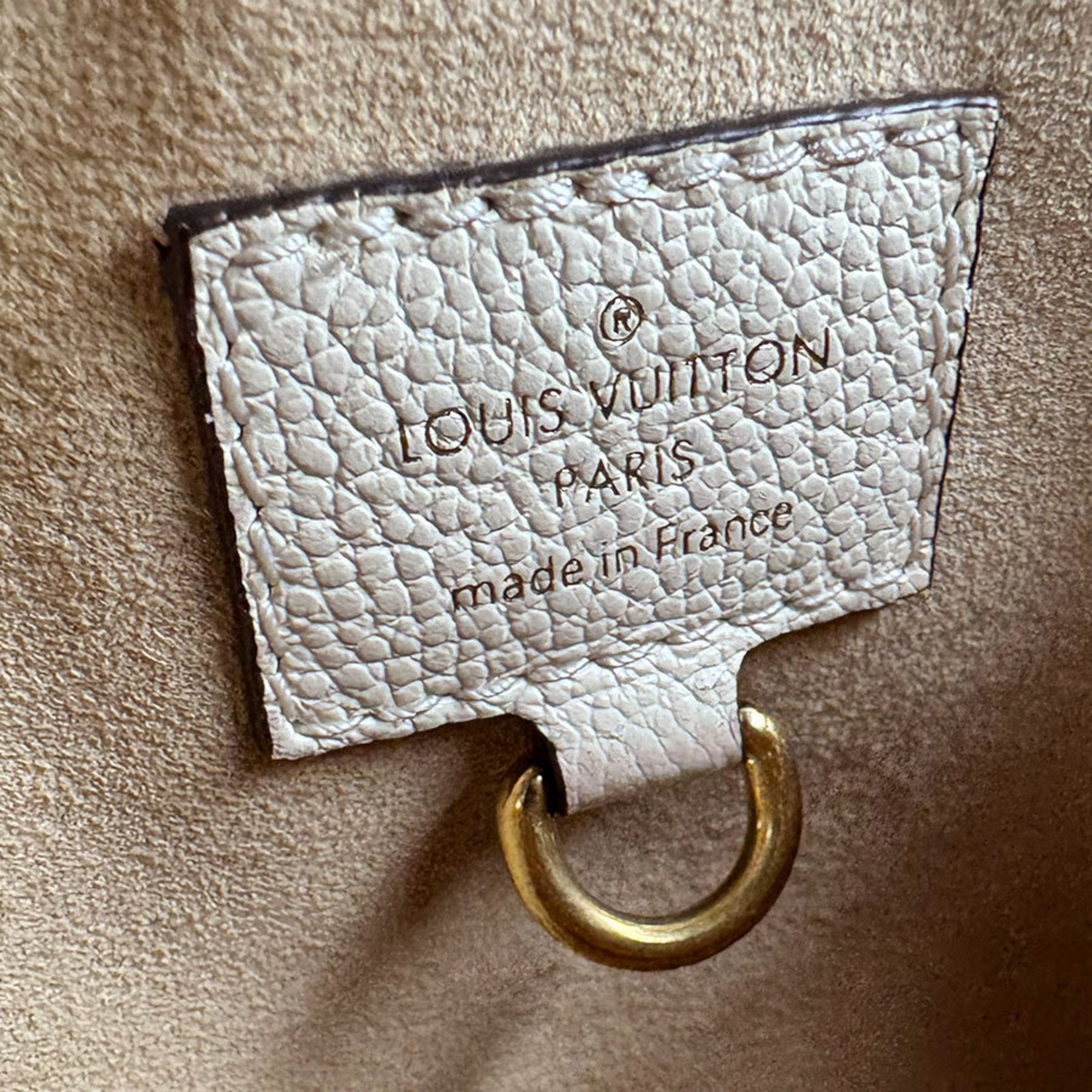 Louis Vuitton Cream Monogram Empreinte Shoulder Bag (Pre-Owned)