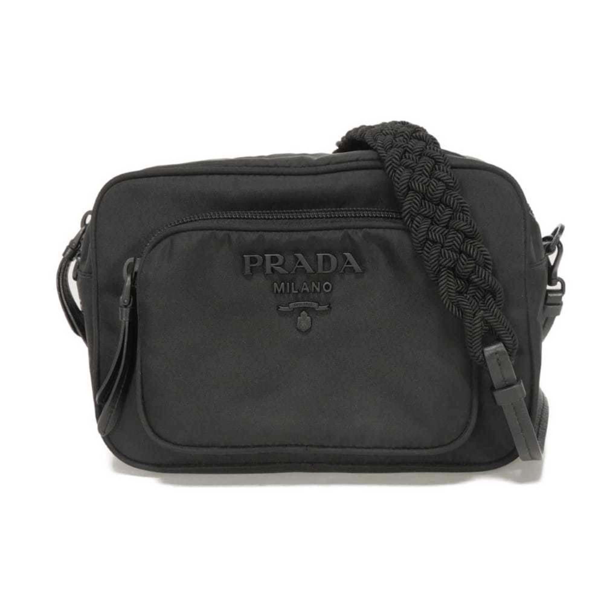 Prada Black Nero Nylon Shoulder Bag Sling Bag (Pre-Owned)